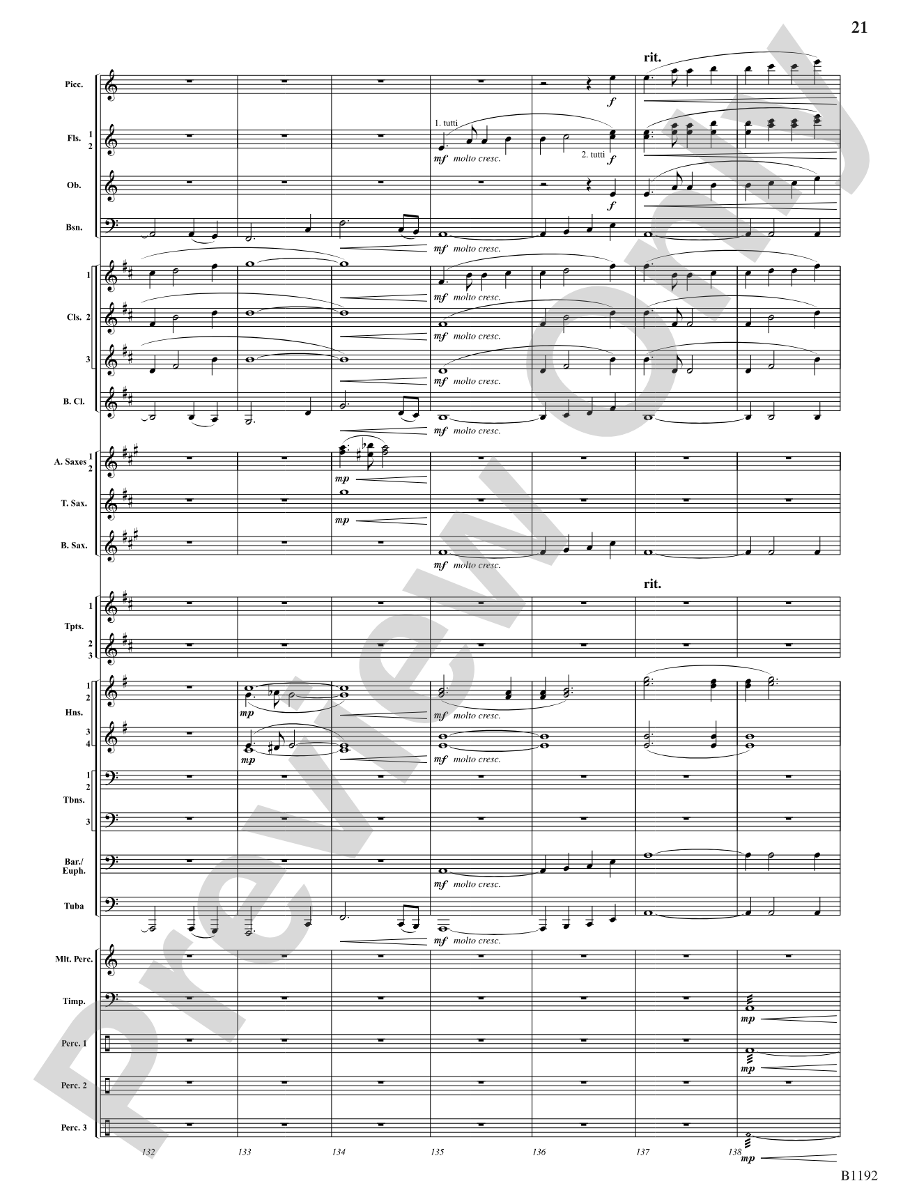 Flight of the Griffin: Concert Band Conductor Score & Parts