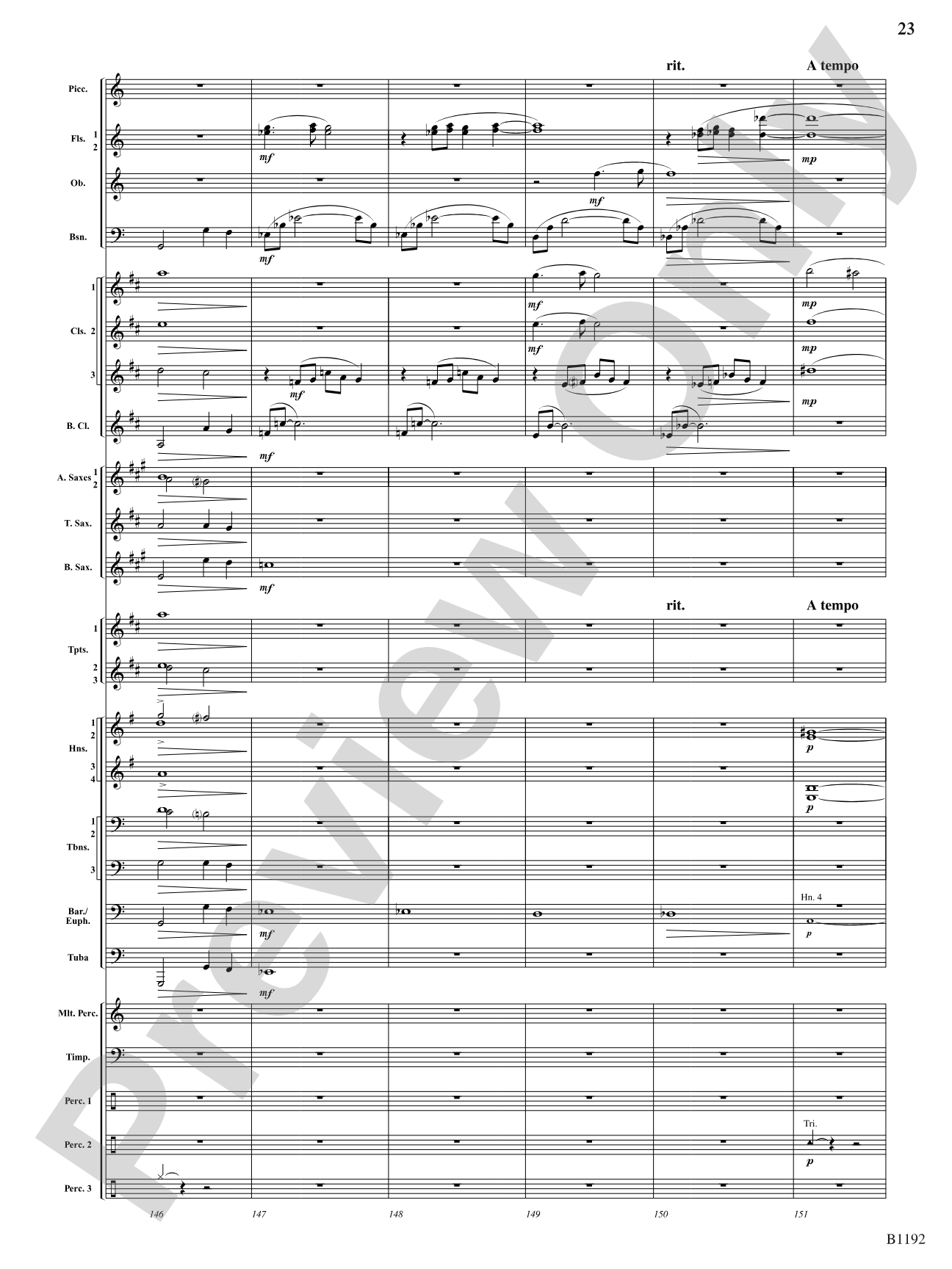 Flight of the Griffin: Concert Band Conductor Score & Parts