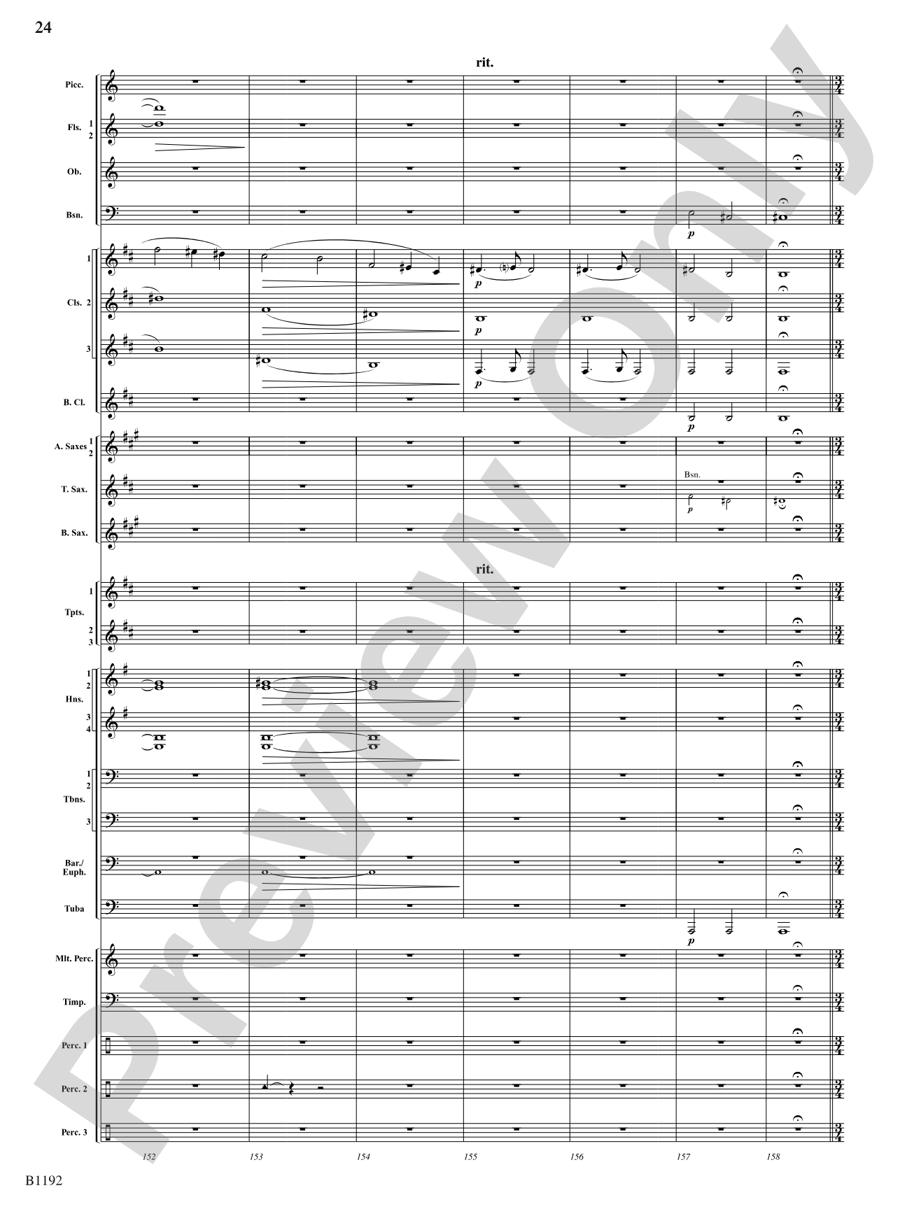Flight of the Griffin: Concert Band Conductor Score & Parts