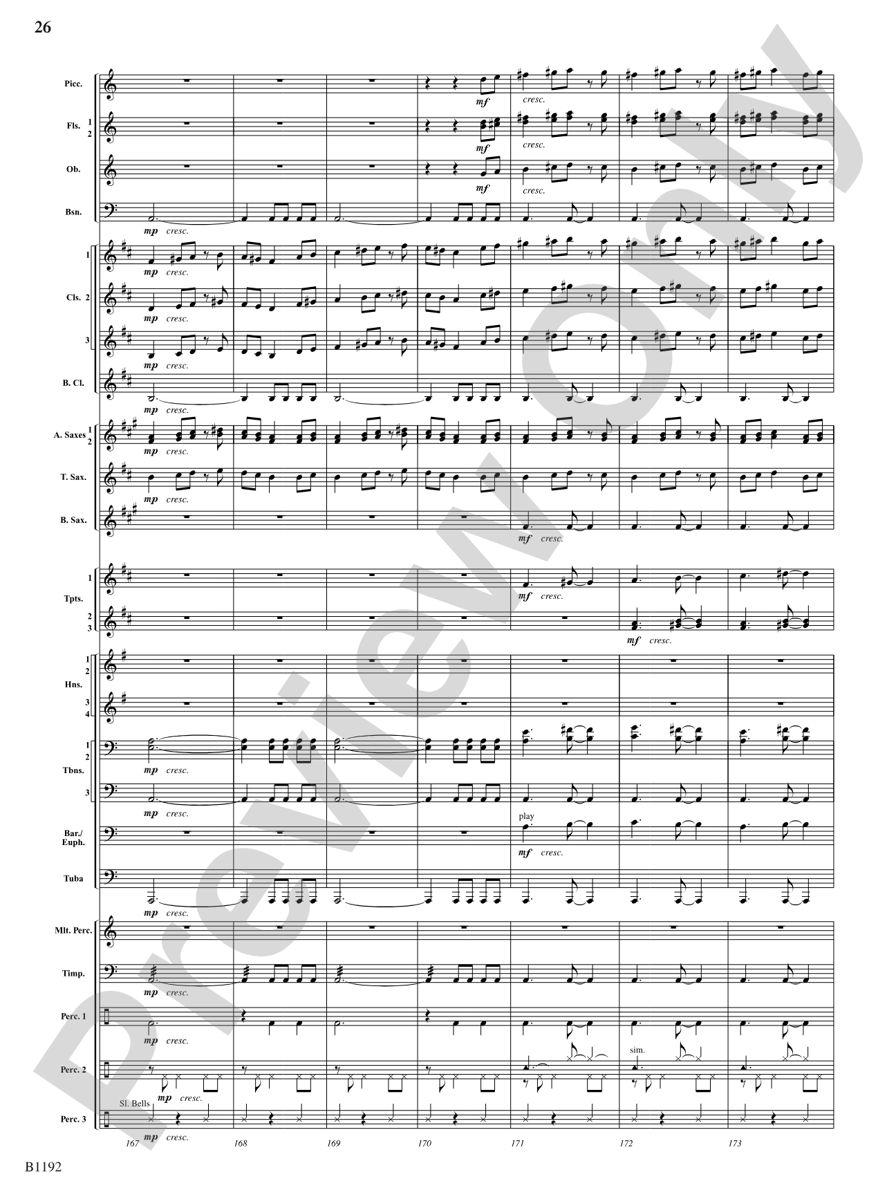 Flight of the Griffin: Concert Band Conductor Score & Parts