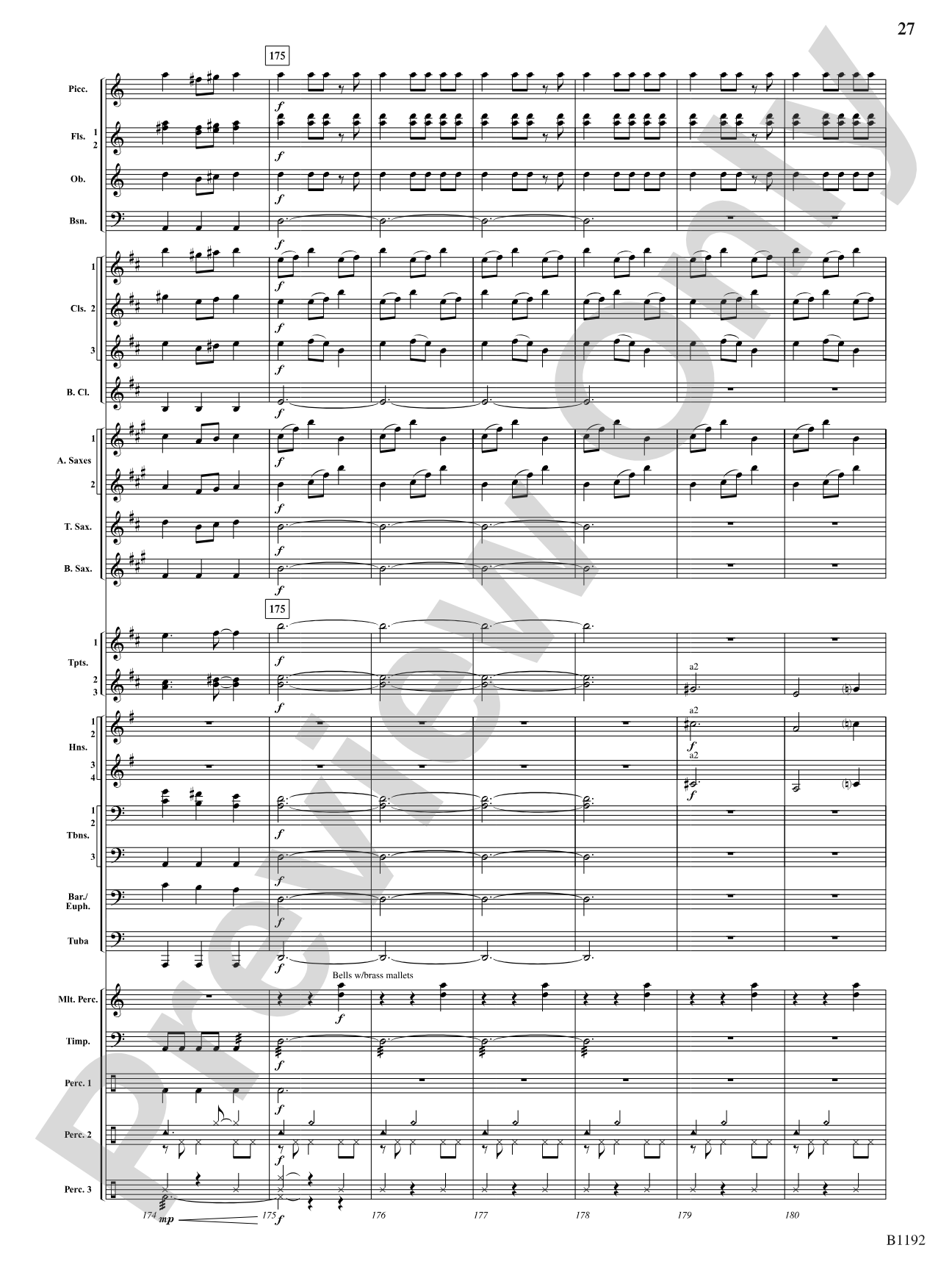 Flight of the Griffin: Concert Band Conductor Score & Parts