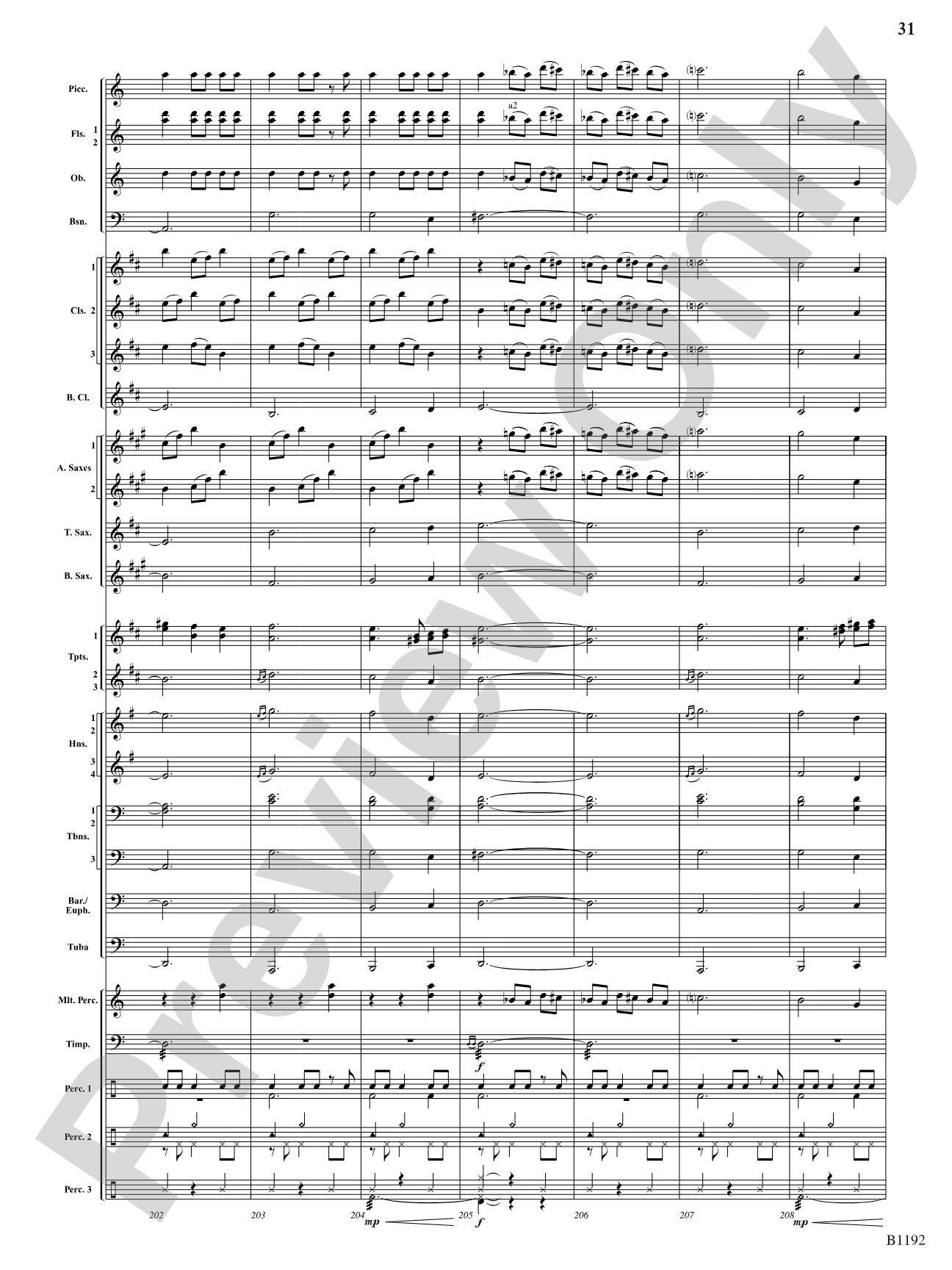 Flight of the Griffin: Concert Band Conductor Score & Parts