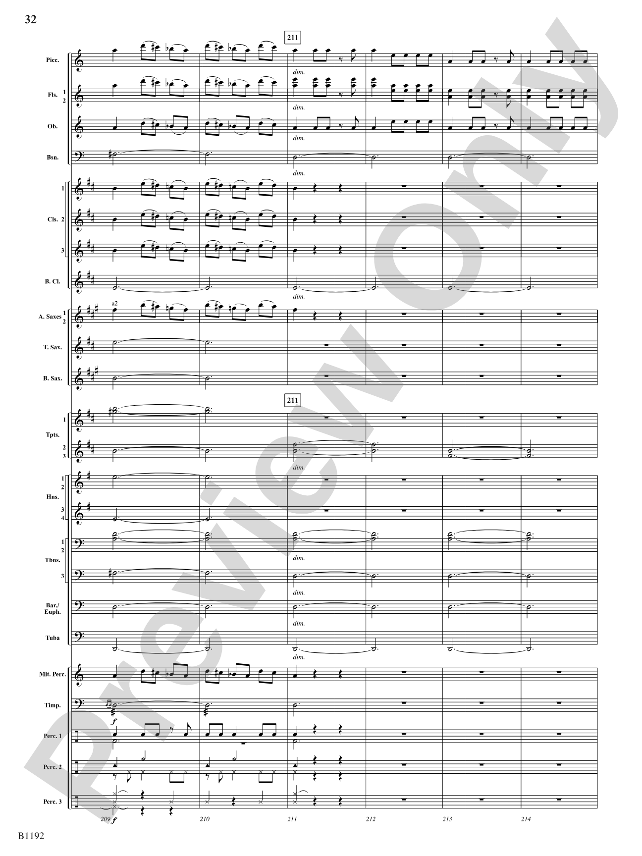 Flight of the Griffin: Concert Band Conductor Score & Parts