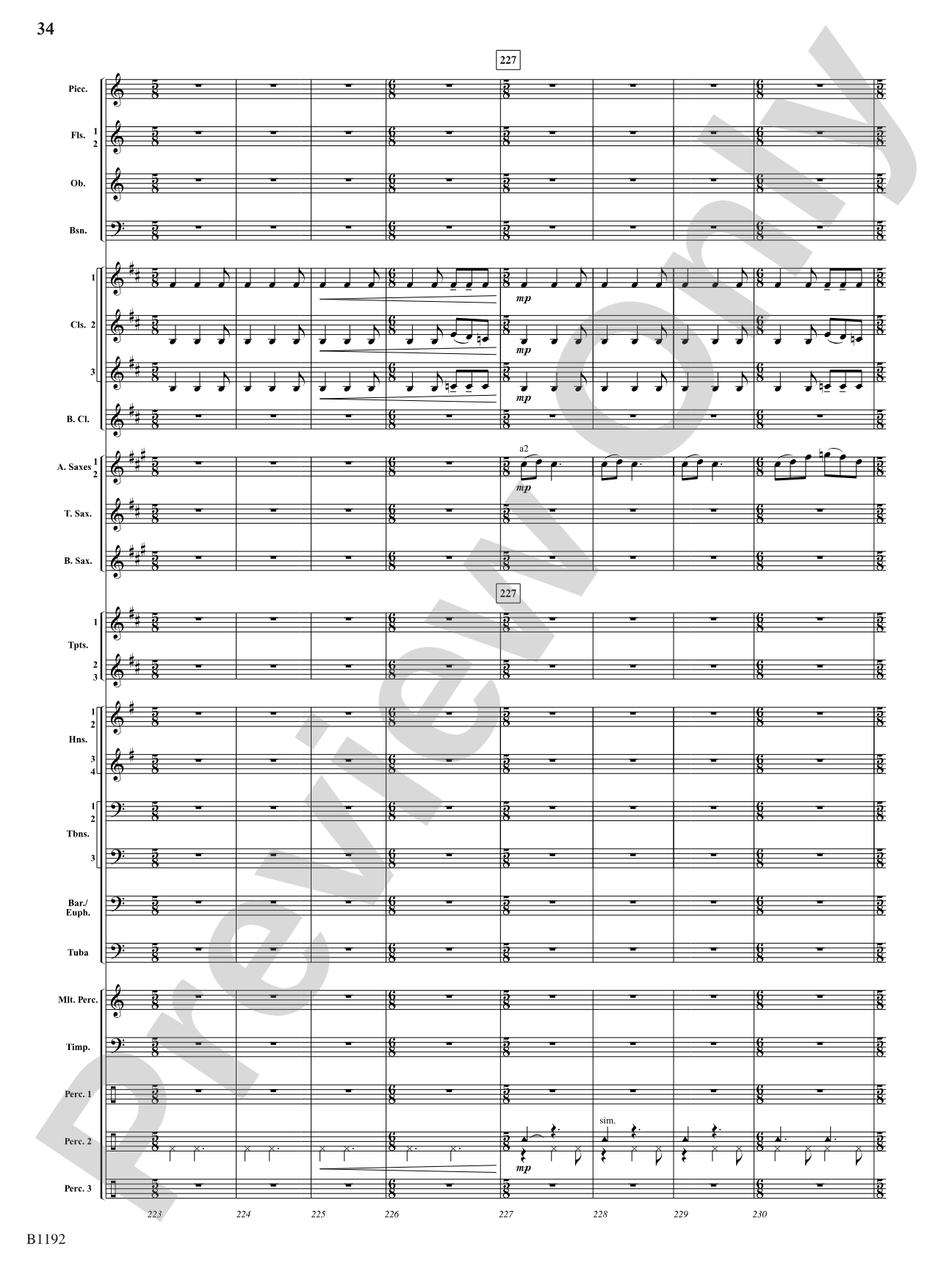 Flight of the Griffin: Concert Band Conductor Score & Parts