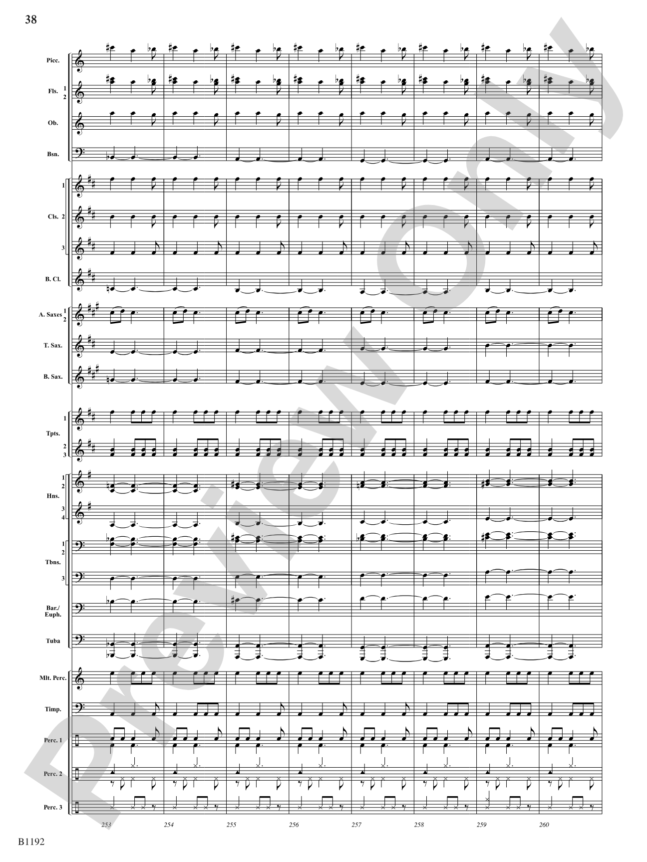 Flight of the Griffin: Concert Band Conductor Score & Parts