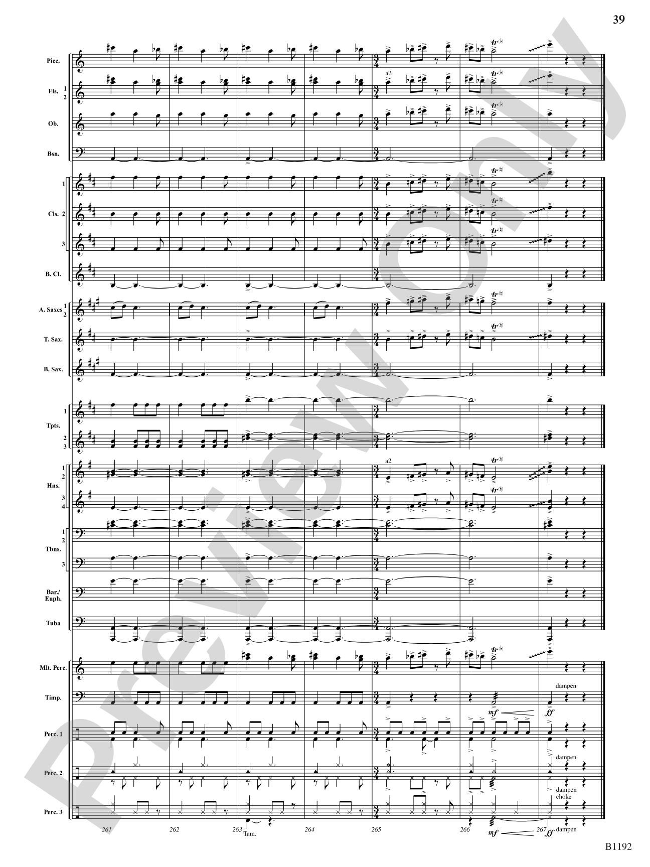 Flight of the Griffin: Concert Band Conductor Score & Parts