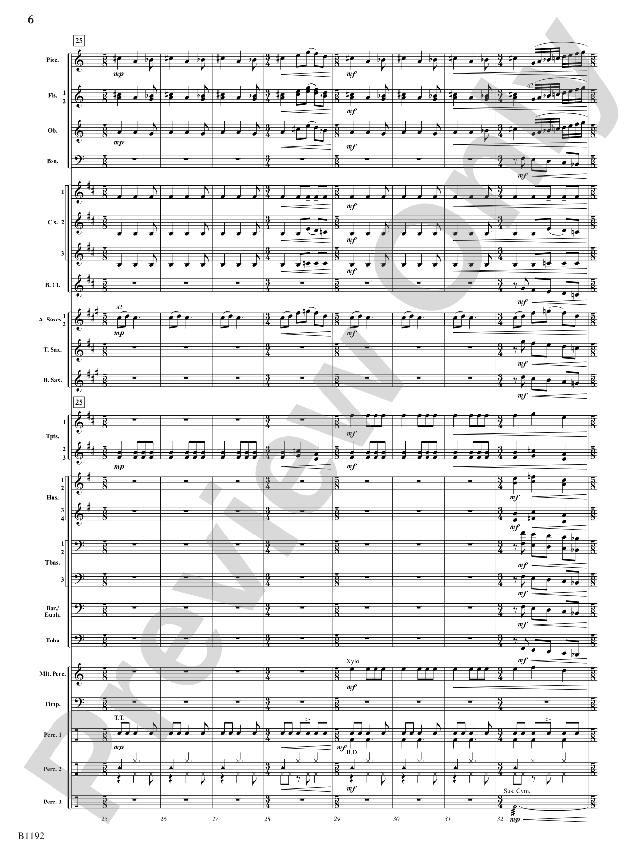 Flight of the Griffin: Concert Band Conductor Score & Parts