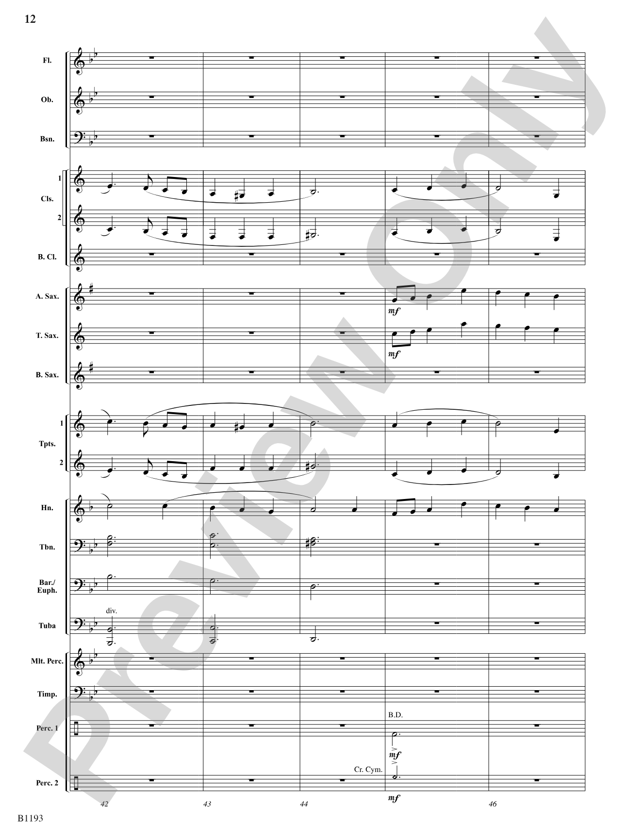 The Eternal Pursuit: Concert Band Conductor Score & Parts