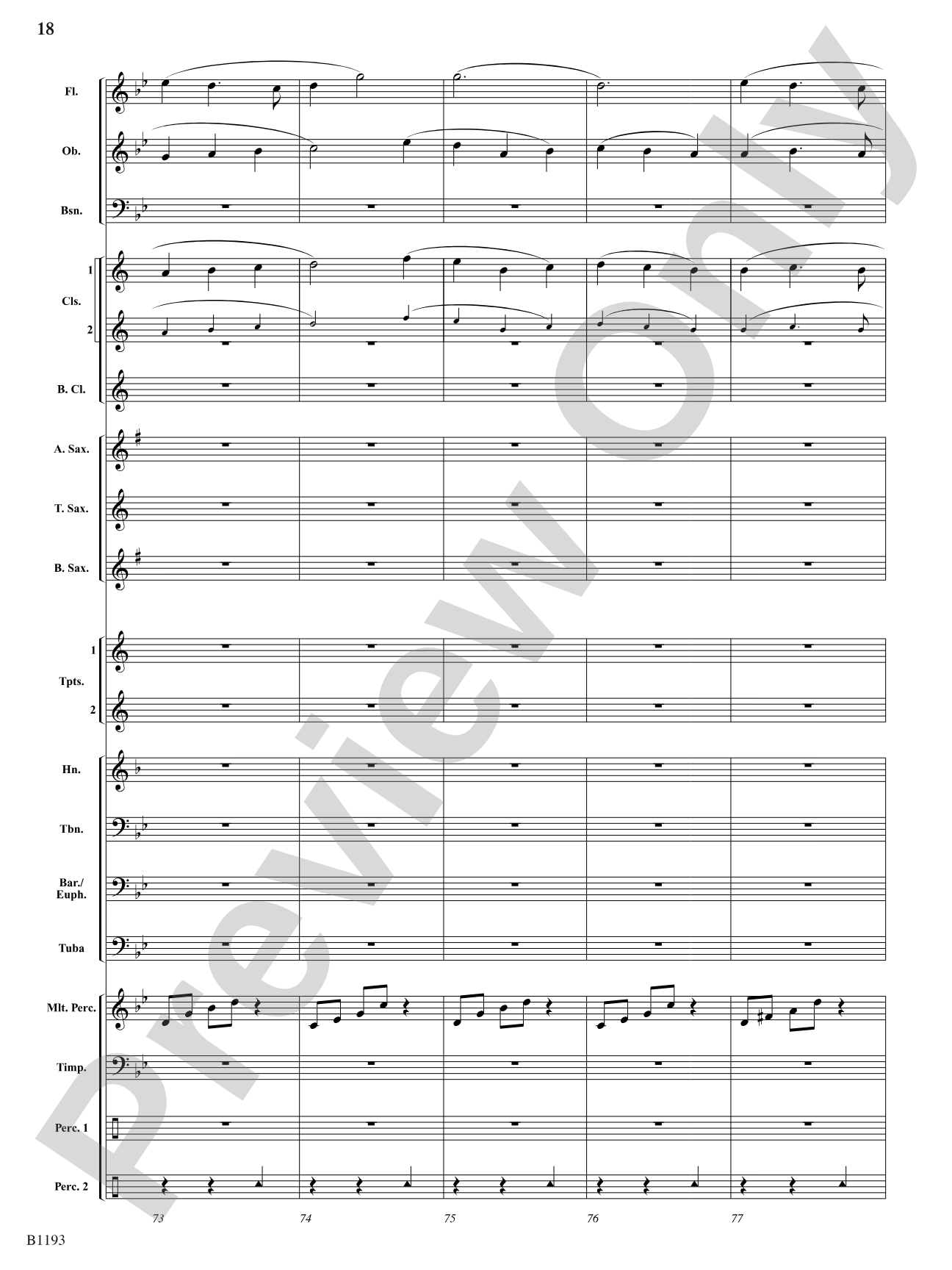 The Eternal Pursuit: Concert Band Conductor Score & Parts