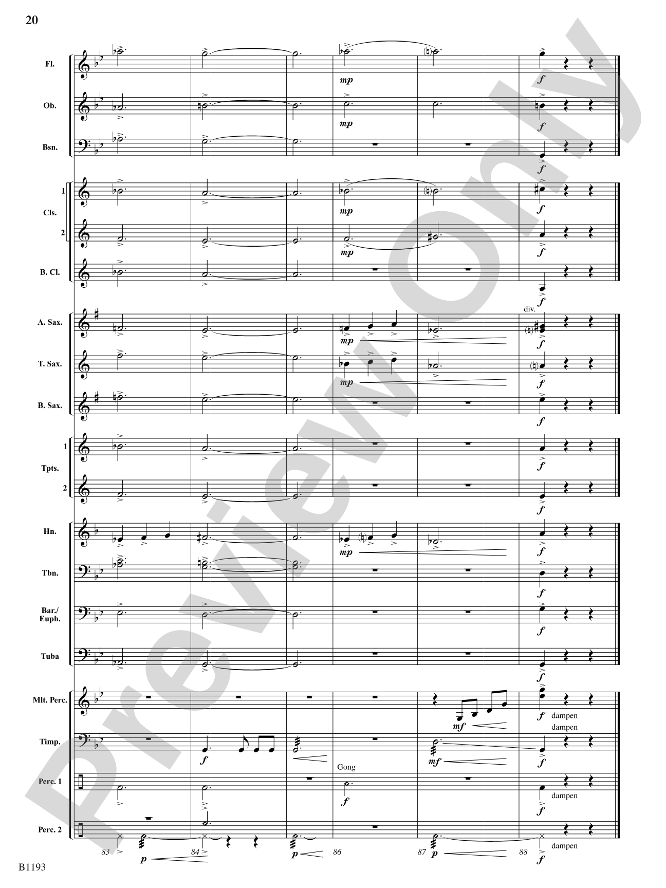The Eternal Pursuit: Concert Band Conductor Score & Parts