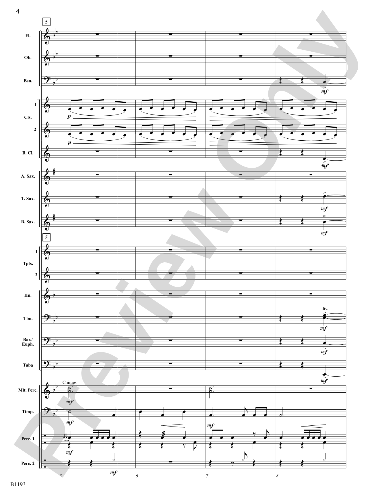 The Eternal Pursuit: Concert Band Conductor Score & Parts