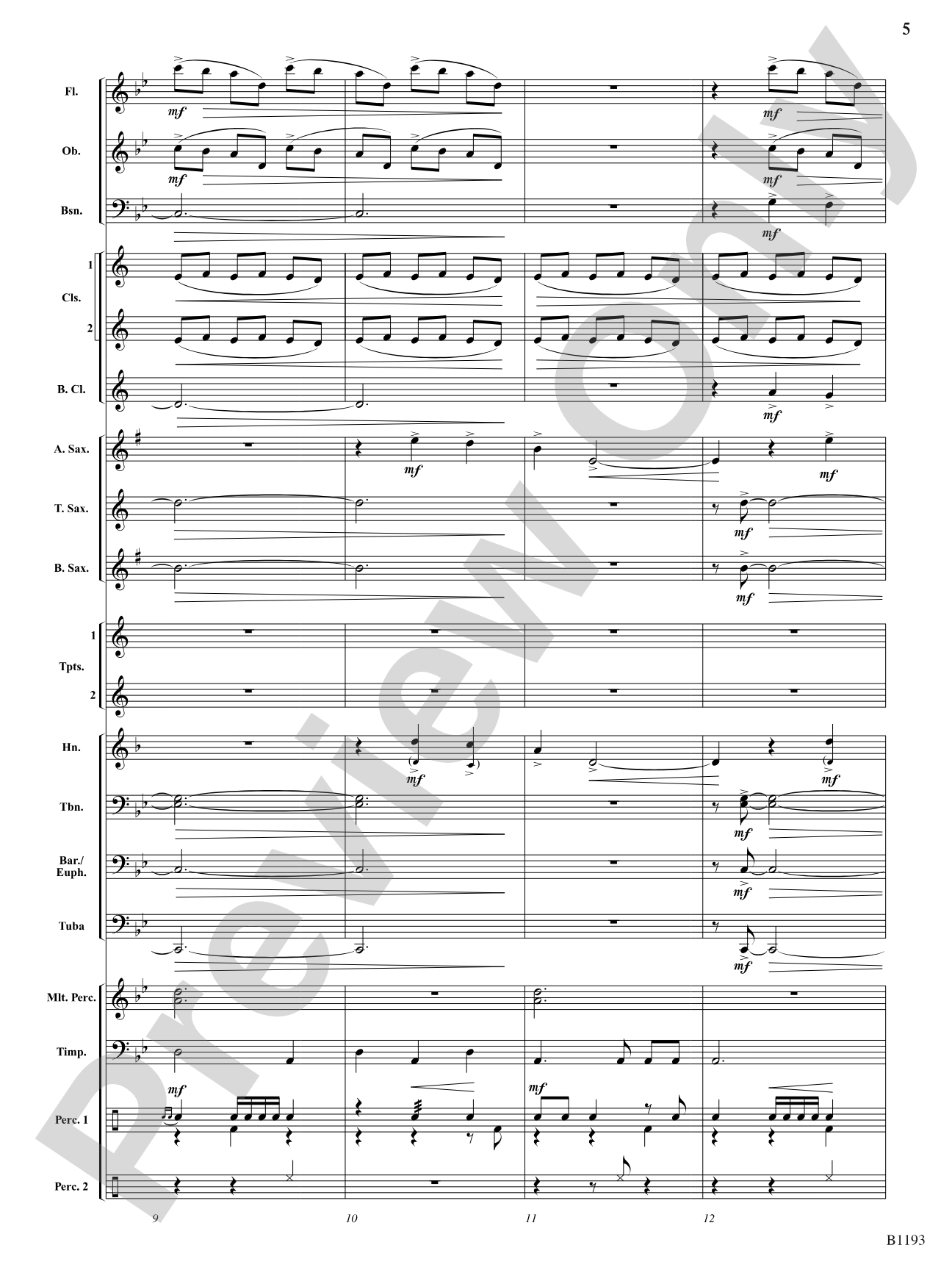 The Eternal Pursuit: Concert Band Conductor Score & Parts