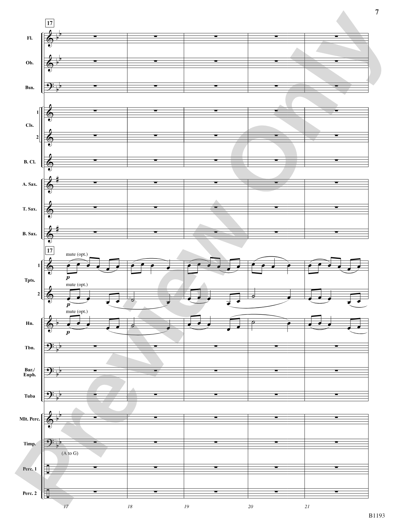 The Eternal Pursuit: Concert Band Conductor Score & Parts