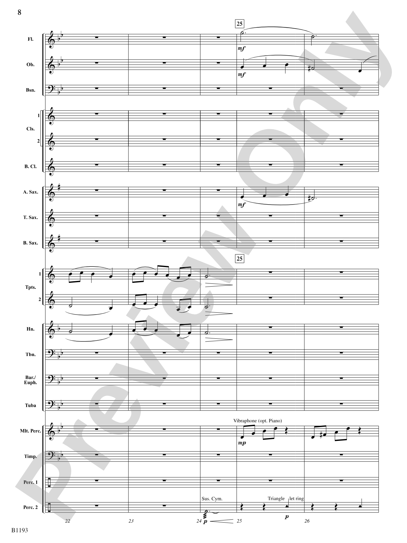 The Eternal Pursuit: Concert Band Conductor Score & Parts