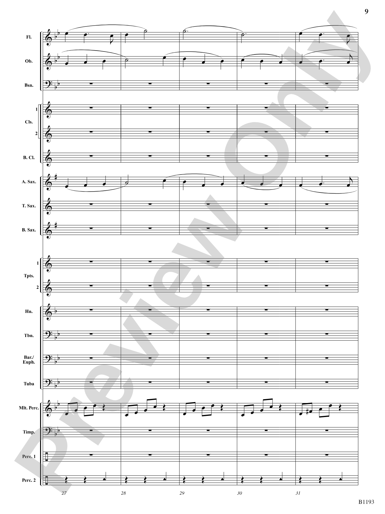 The Eternal Pursuit: Concert Band Conductor Score & Parts