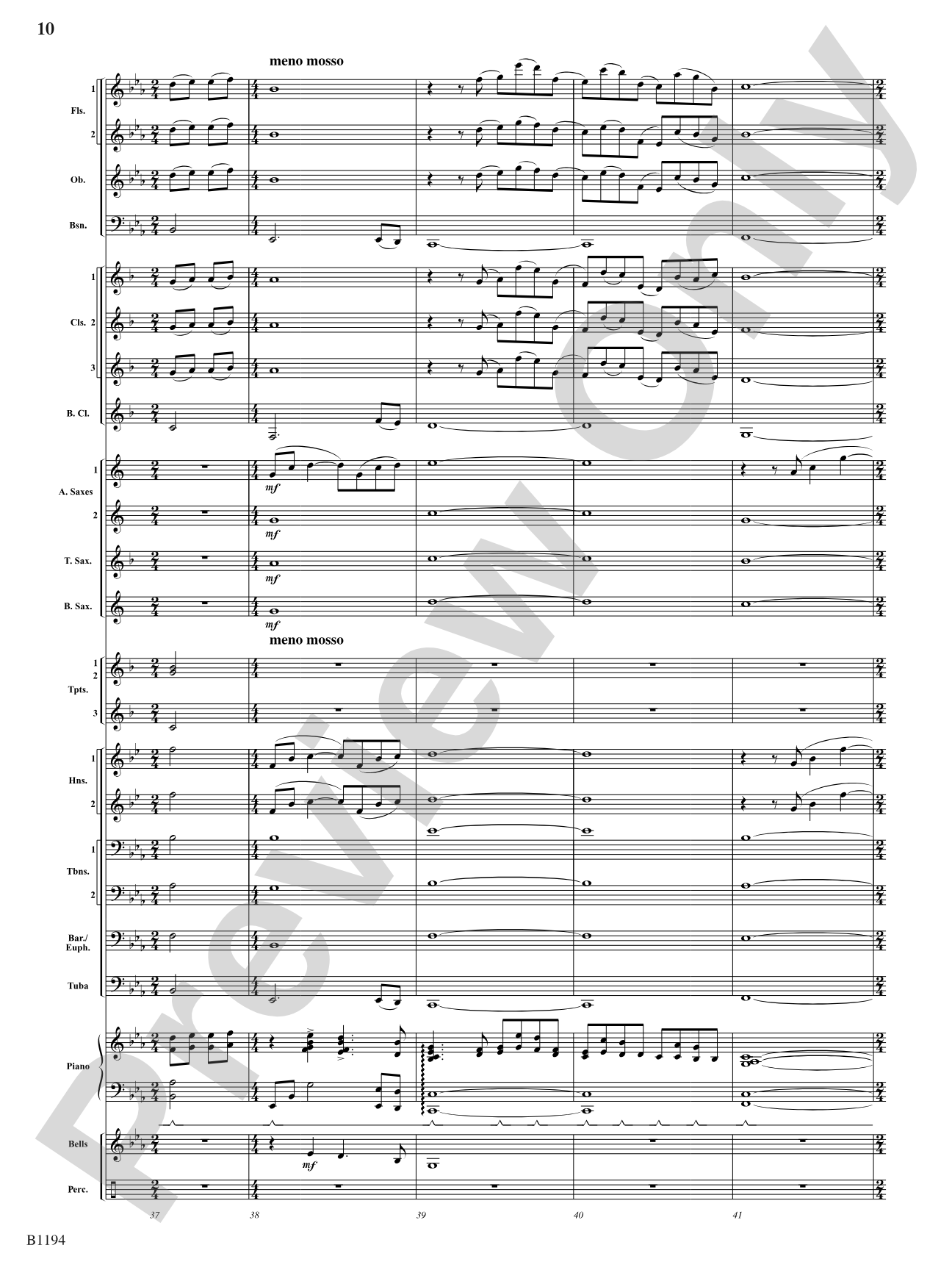 Walden: Concert Band Conductor Score & Parts