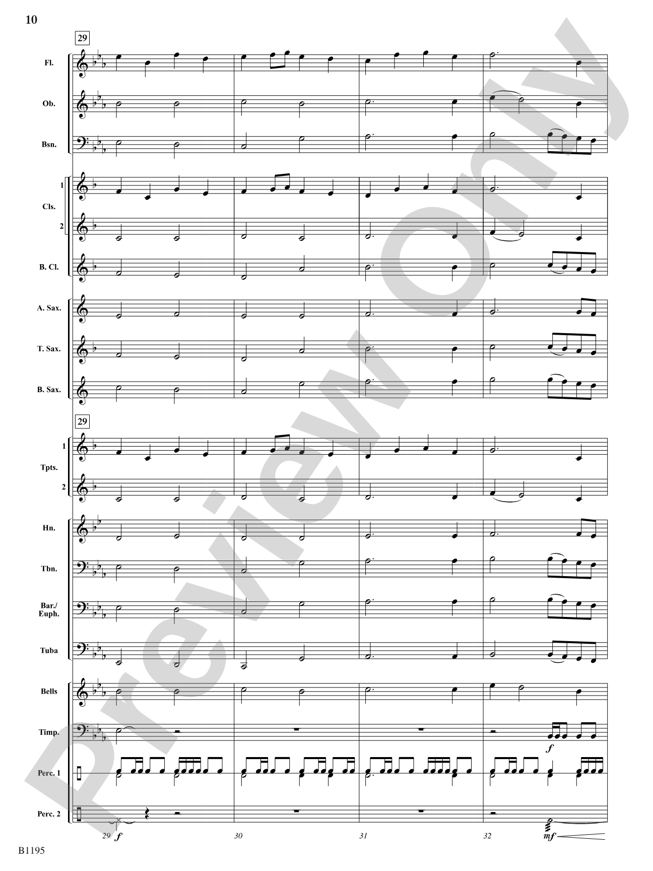 Procession for a New Day: Concert Band Conductor Score & Parts