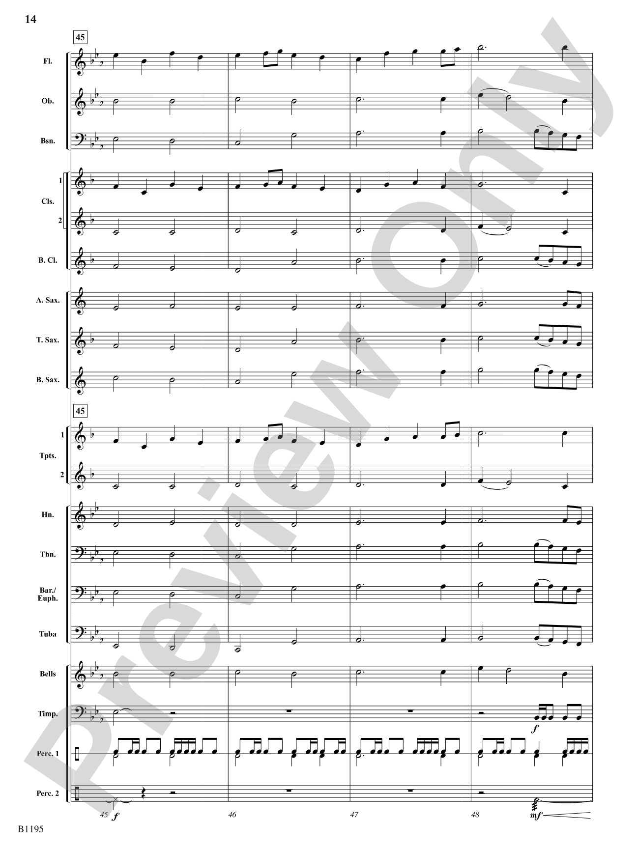 Procession for a New Day: Concert Band Conductor Score & Parts