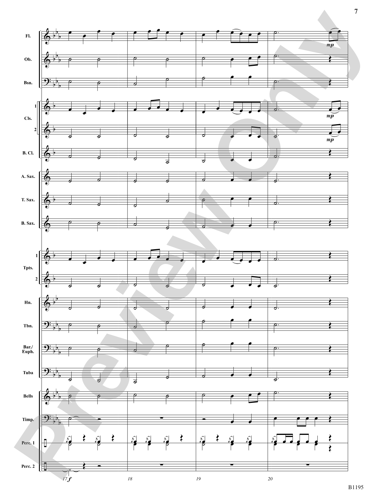 Procession for a New Day: Concert Band Conductor Score & Parts