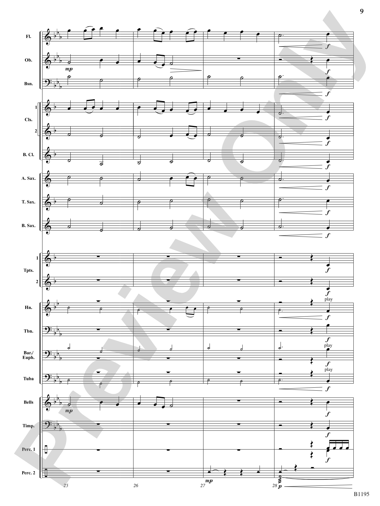 Procession for a New Day: Concert Band Conductor Score & Parts