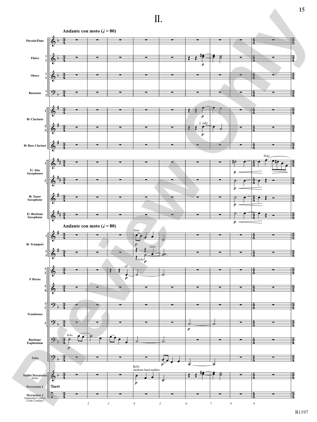 Symphonic Episodes: Concert Band Conductor Score & Parts