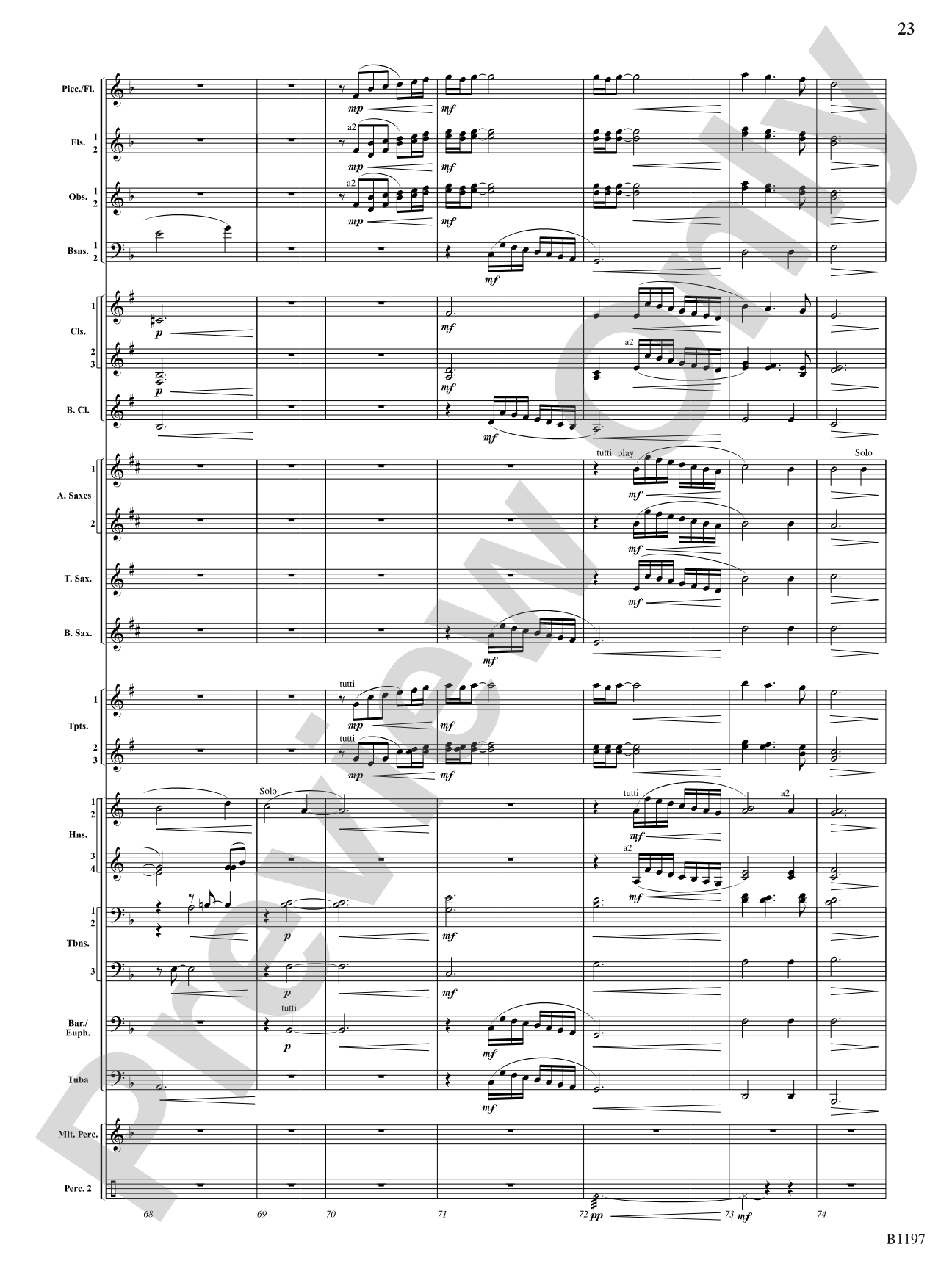 Symphonic Episodes: Concert Band Conductor Score & Parts