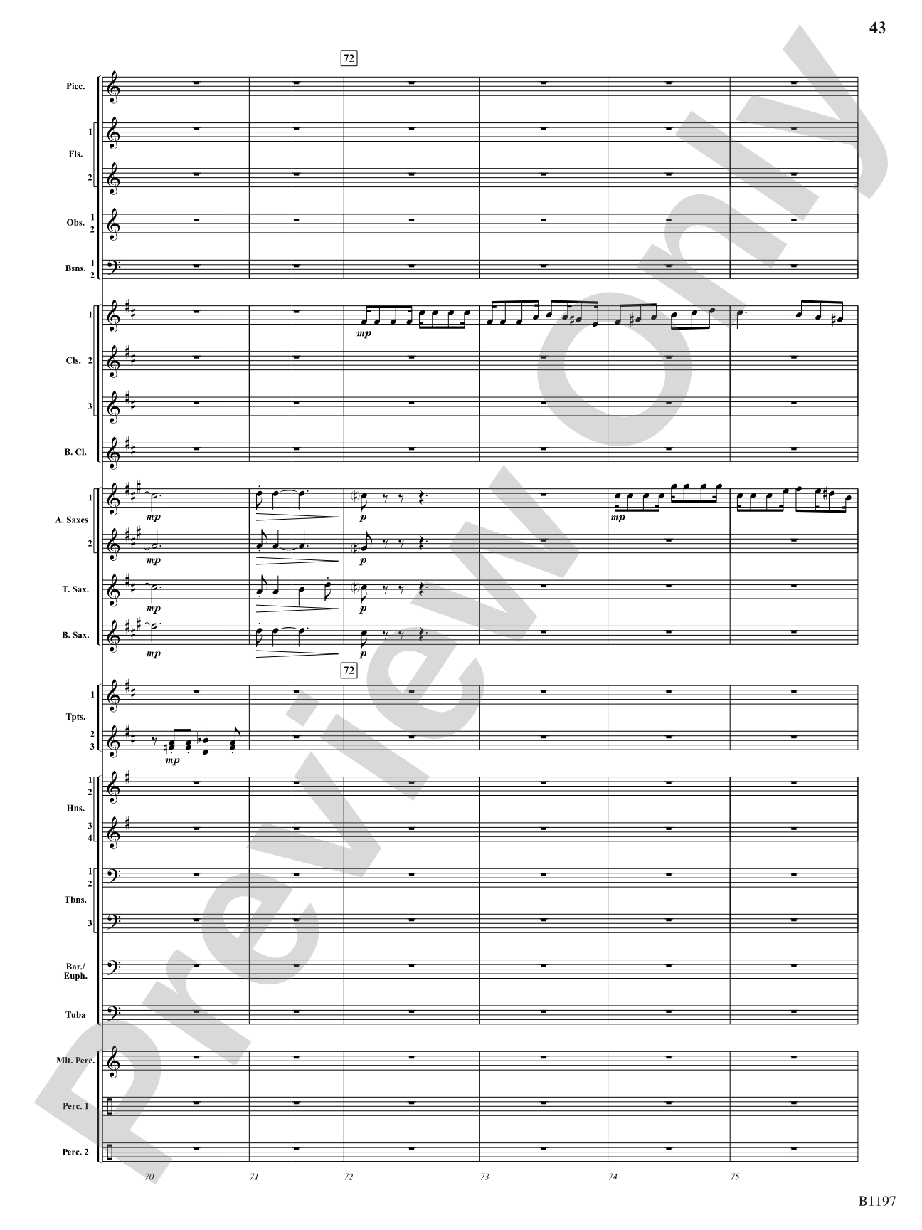 Symphonic Episodes: Concert Band Conductor Score & Parts