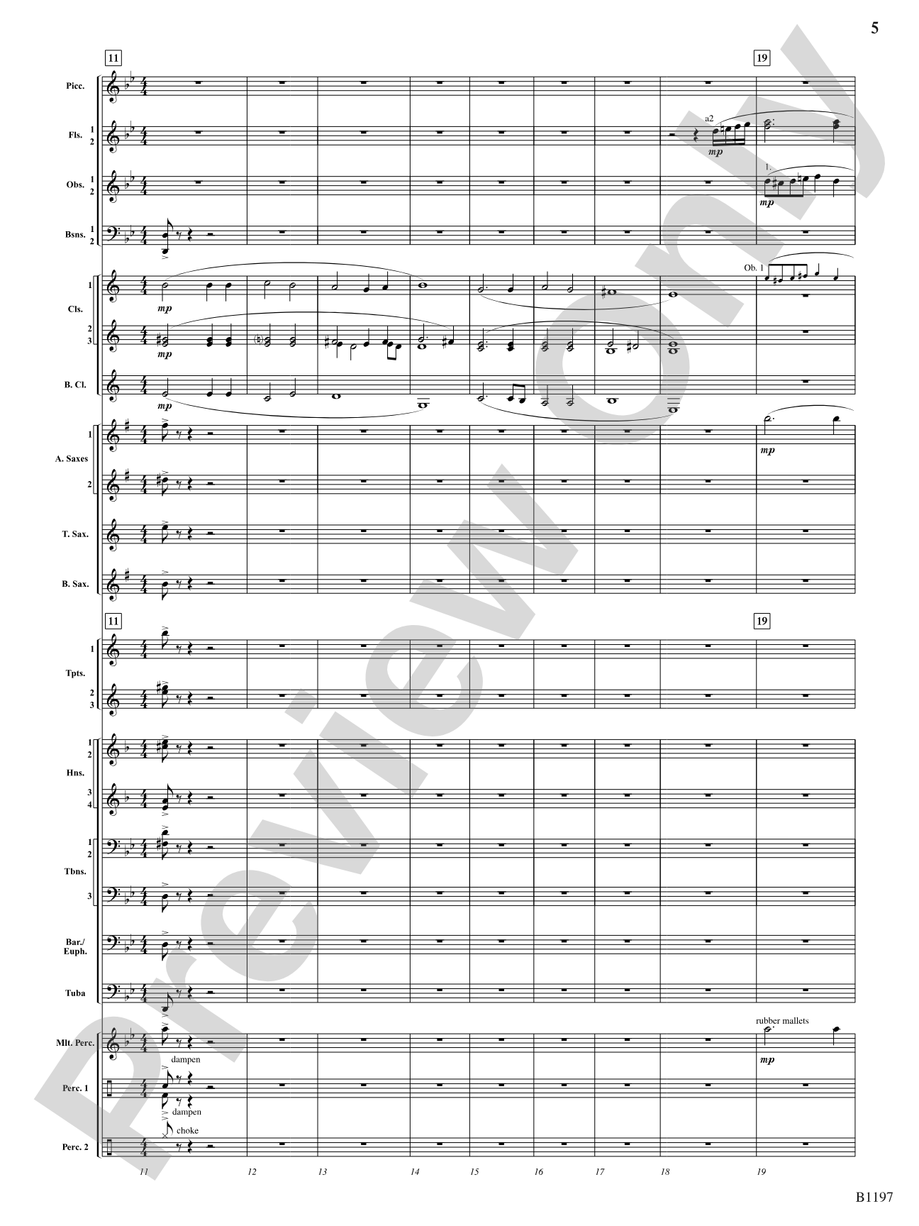 Symphonic Episodes: Concert Band Conductor Score & Parts