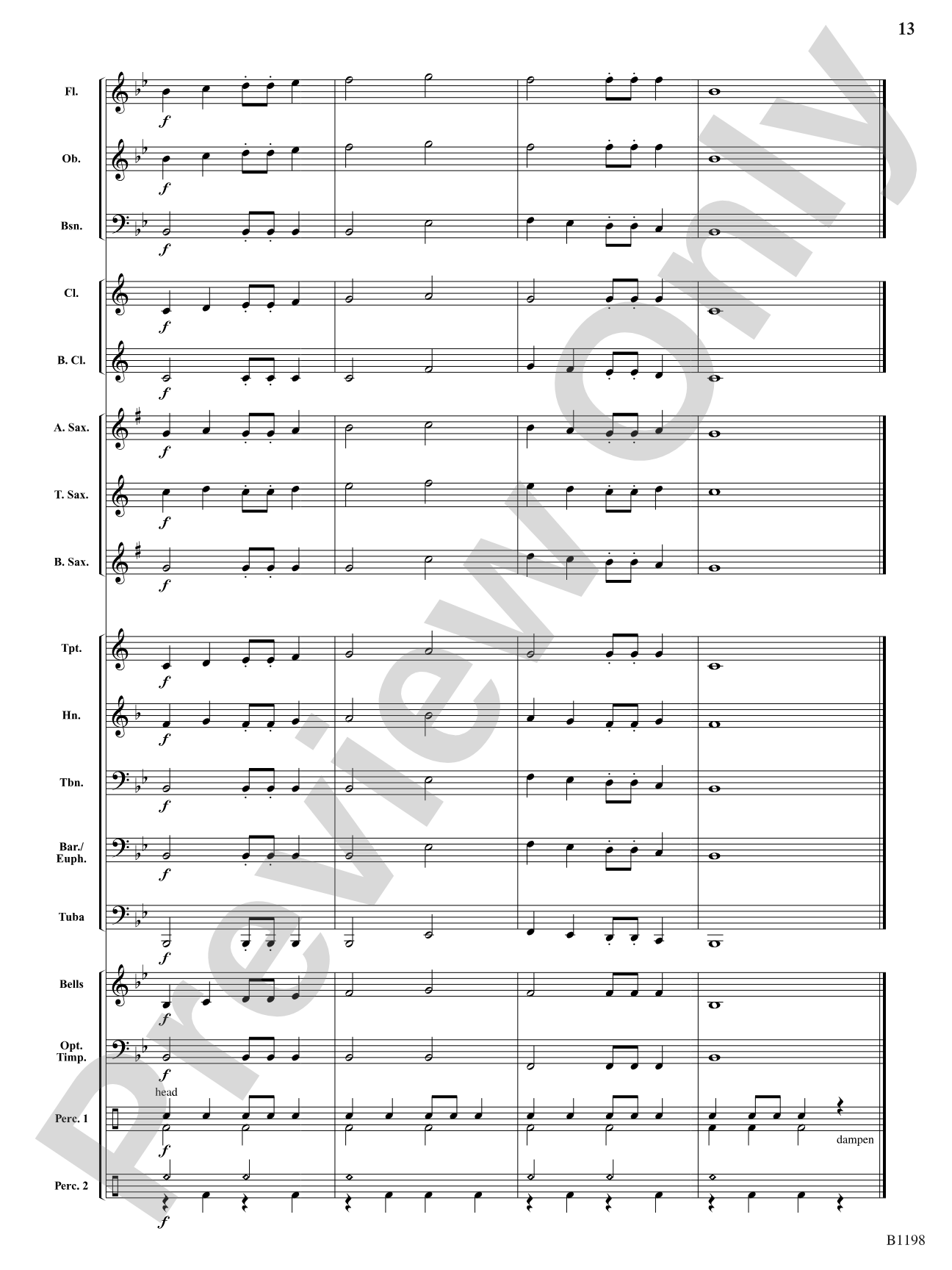 Court of the Noble Trumpeteers: Concert Band Conductor Score & Parts