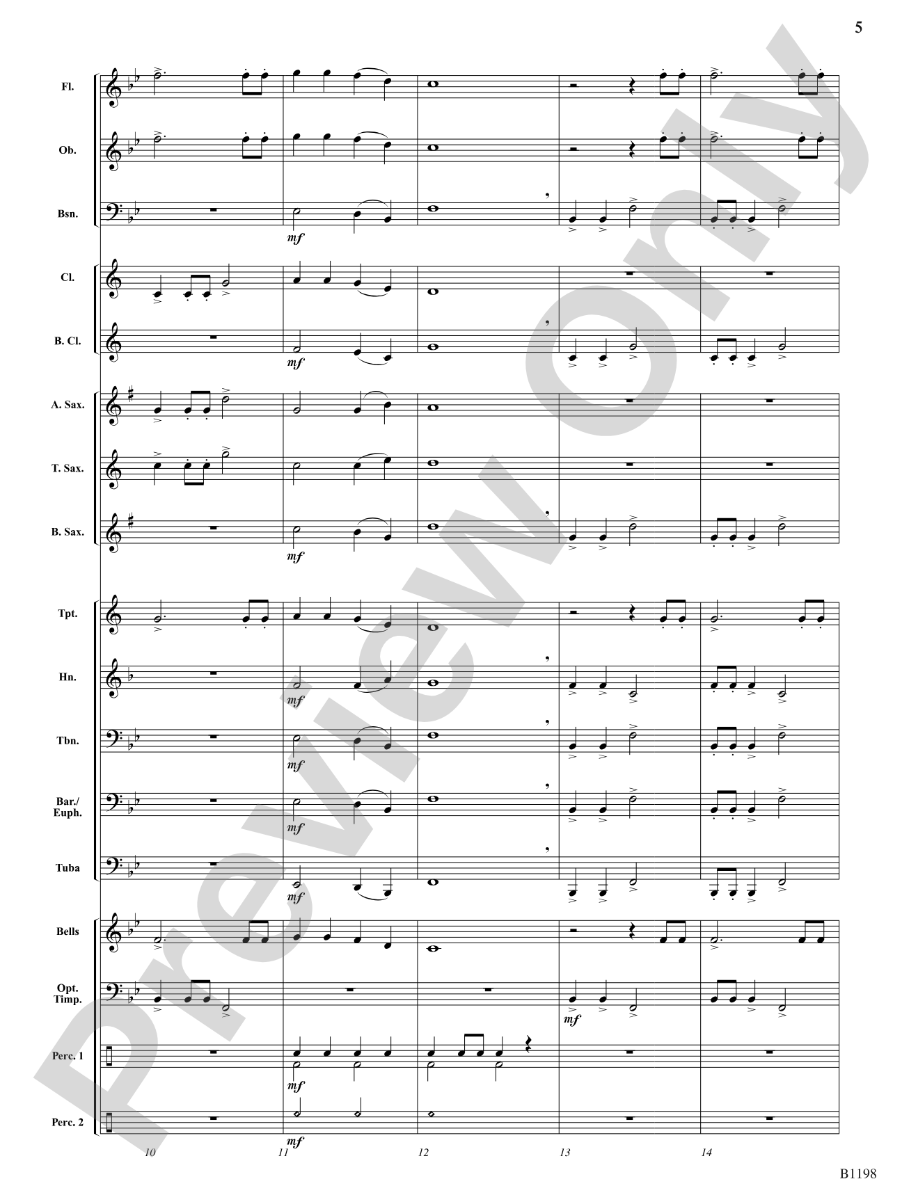 Court of the Noble Trumpeteers: Concert Band Conductor Score & Parts