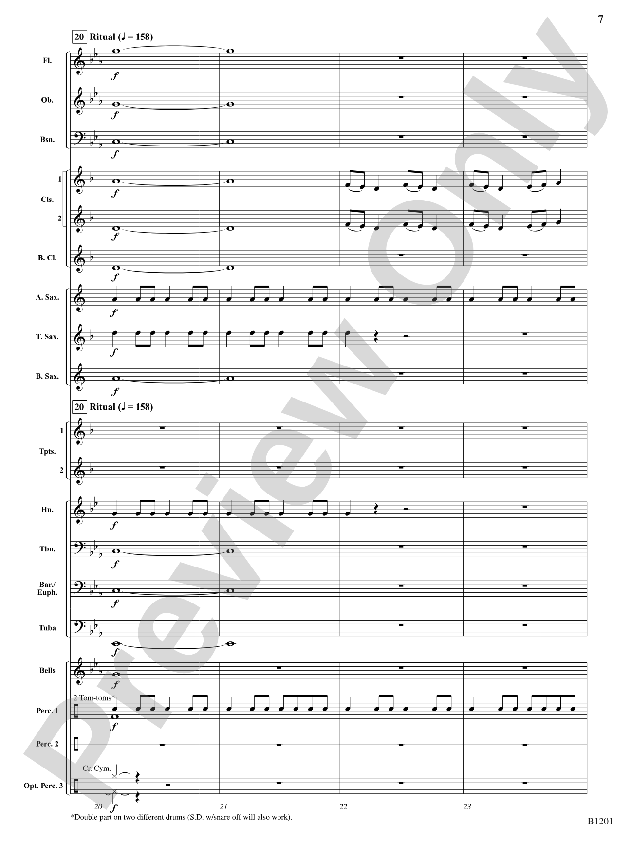 Incantation and Ritual: Concert Band Conductor Score & Parts