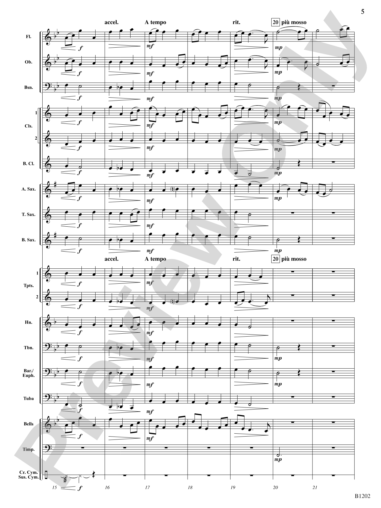 Nimrod: Concert Band Conductor Score & Parts