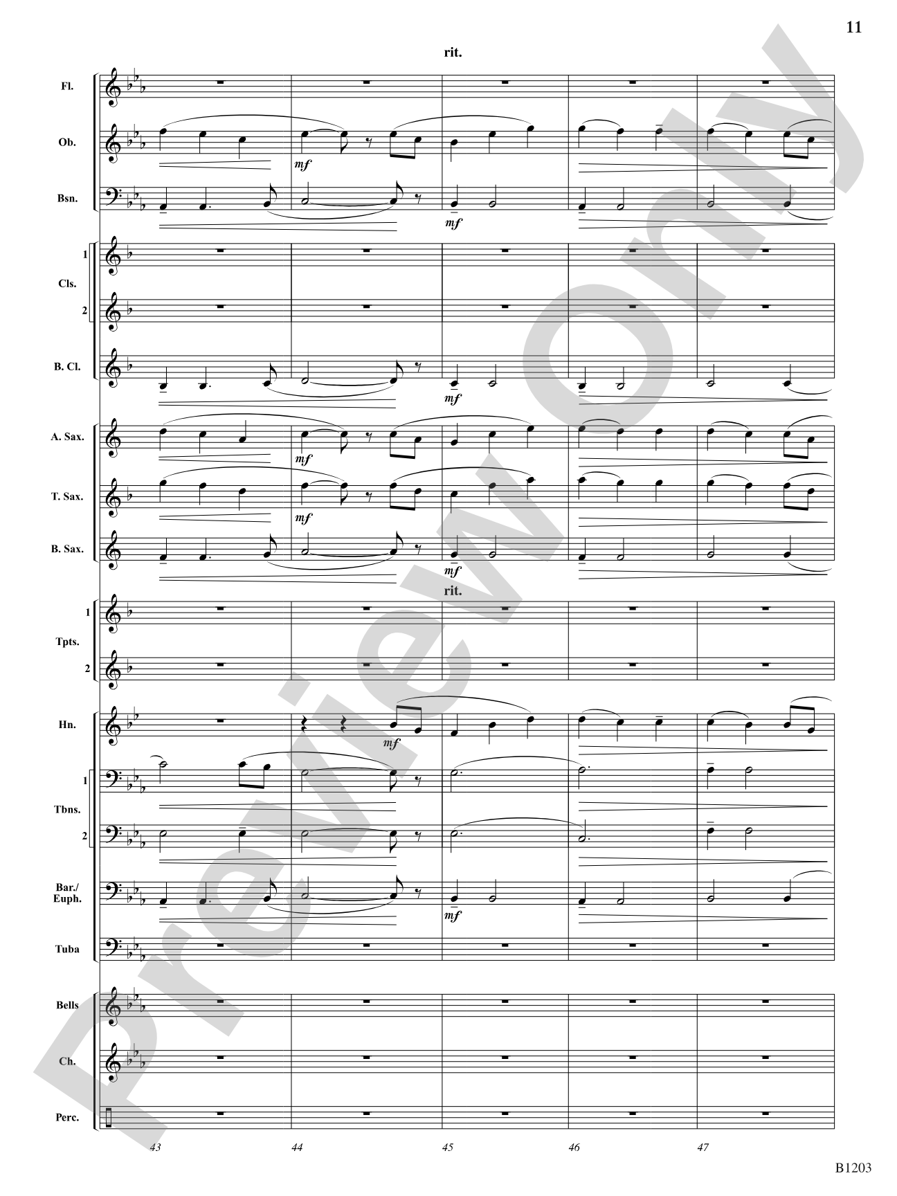 Cimarron Sunset: Concert Band Conductor Score & Parts