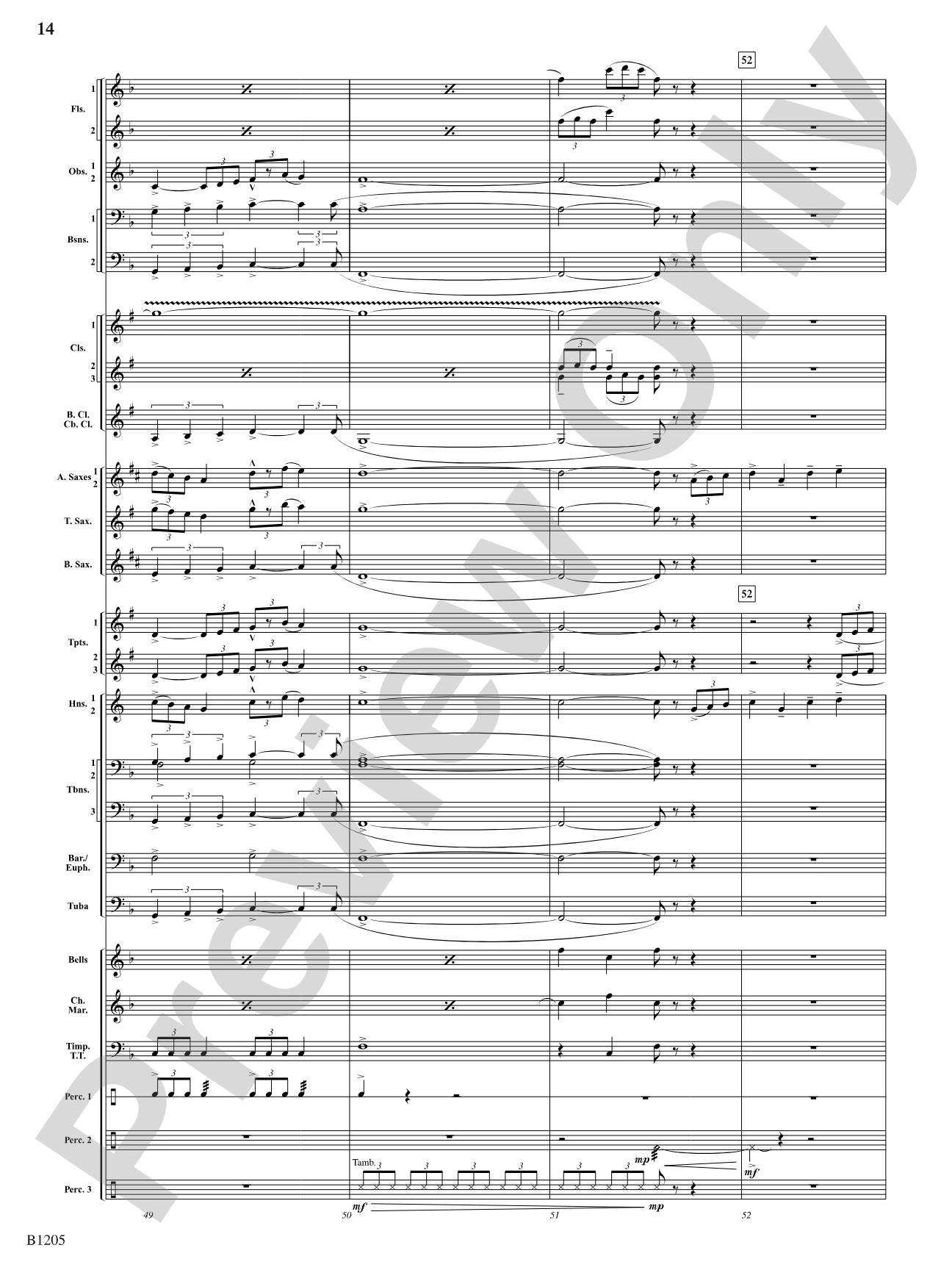 Of Men and the Sea: Concert Band Conductor Score & Parts
