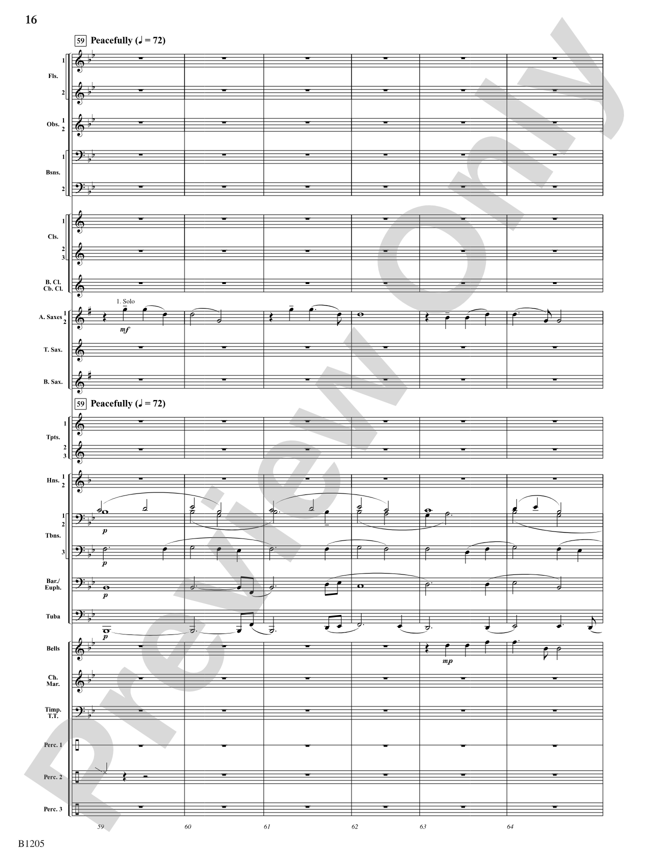 Of Men and the Sea: Concert Band Conductor Score & Parts