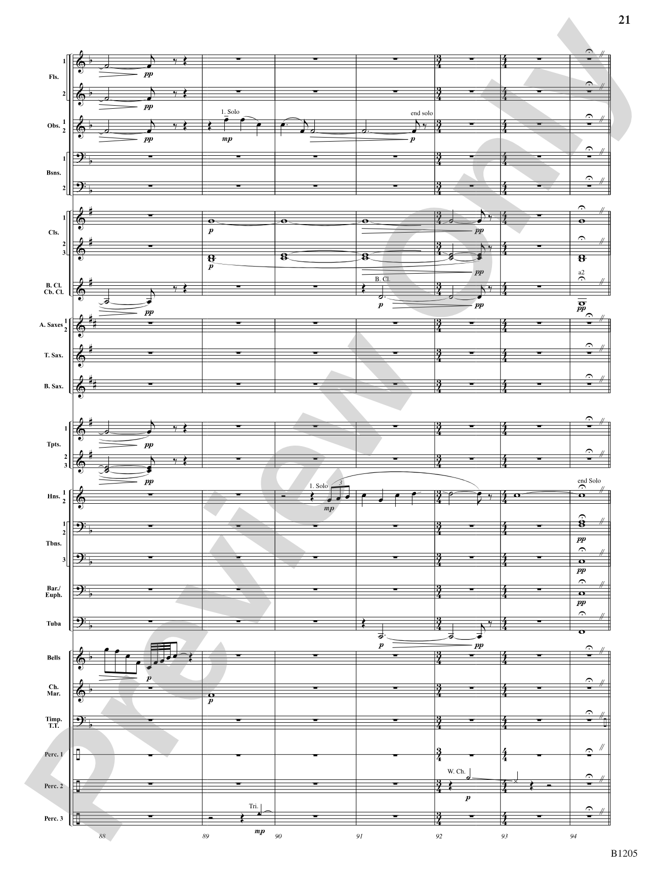 Of Men and the Sea: Concert Band Conductor Score & Parts