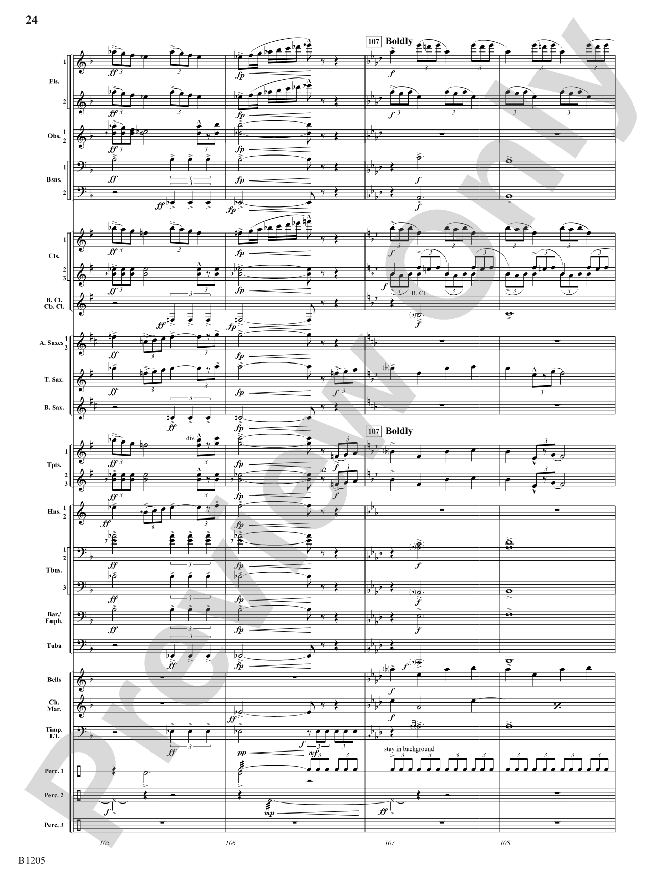 Of Men and the Sea: Concert Band Conductor Score & Parts