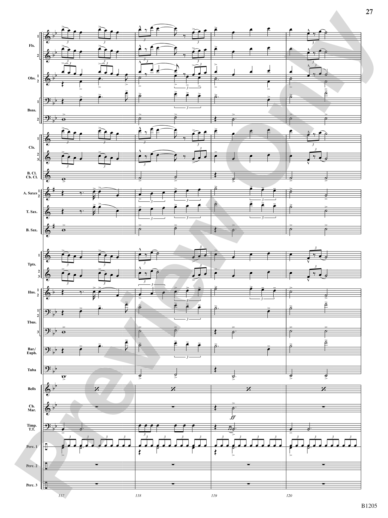 Of Men and the Sea: Concert Band Conductor Score & Parts
