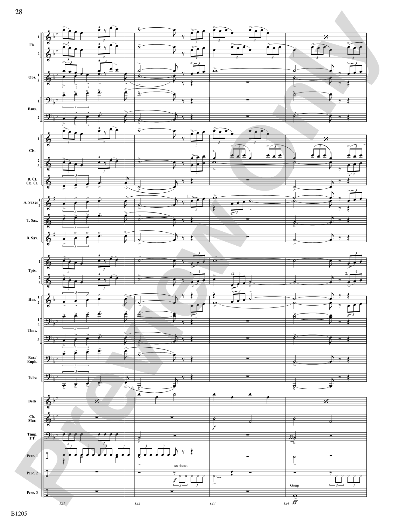 Of Men and the Sea: Concert Band Conductor Score & Parts