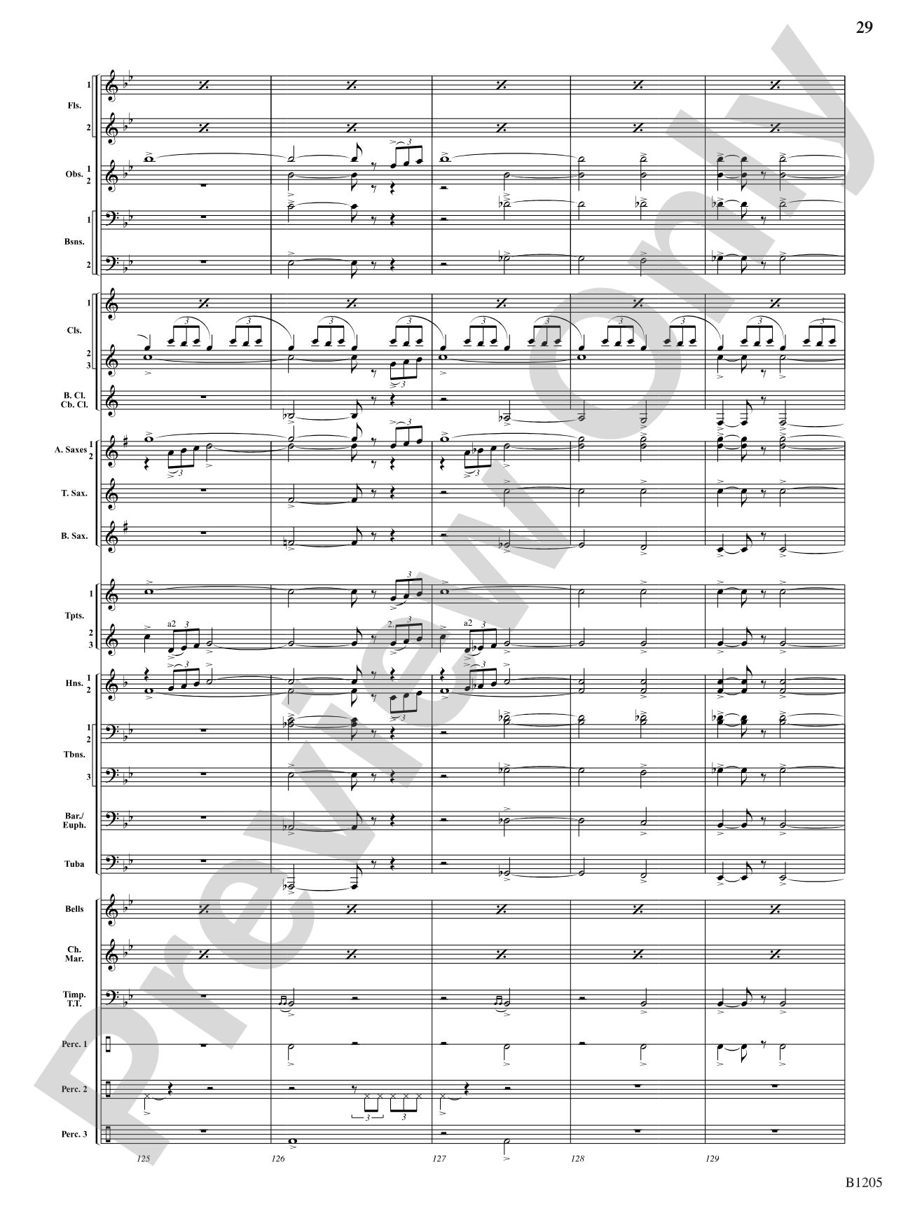 Of Men and the Sea: Concert Band Conductor Score & Parts