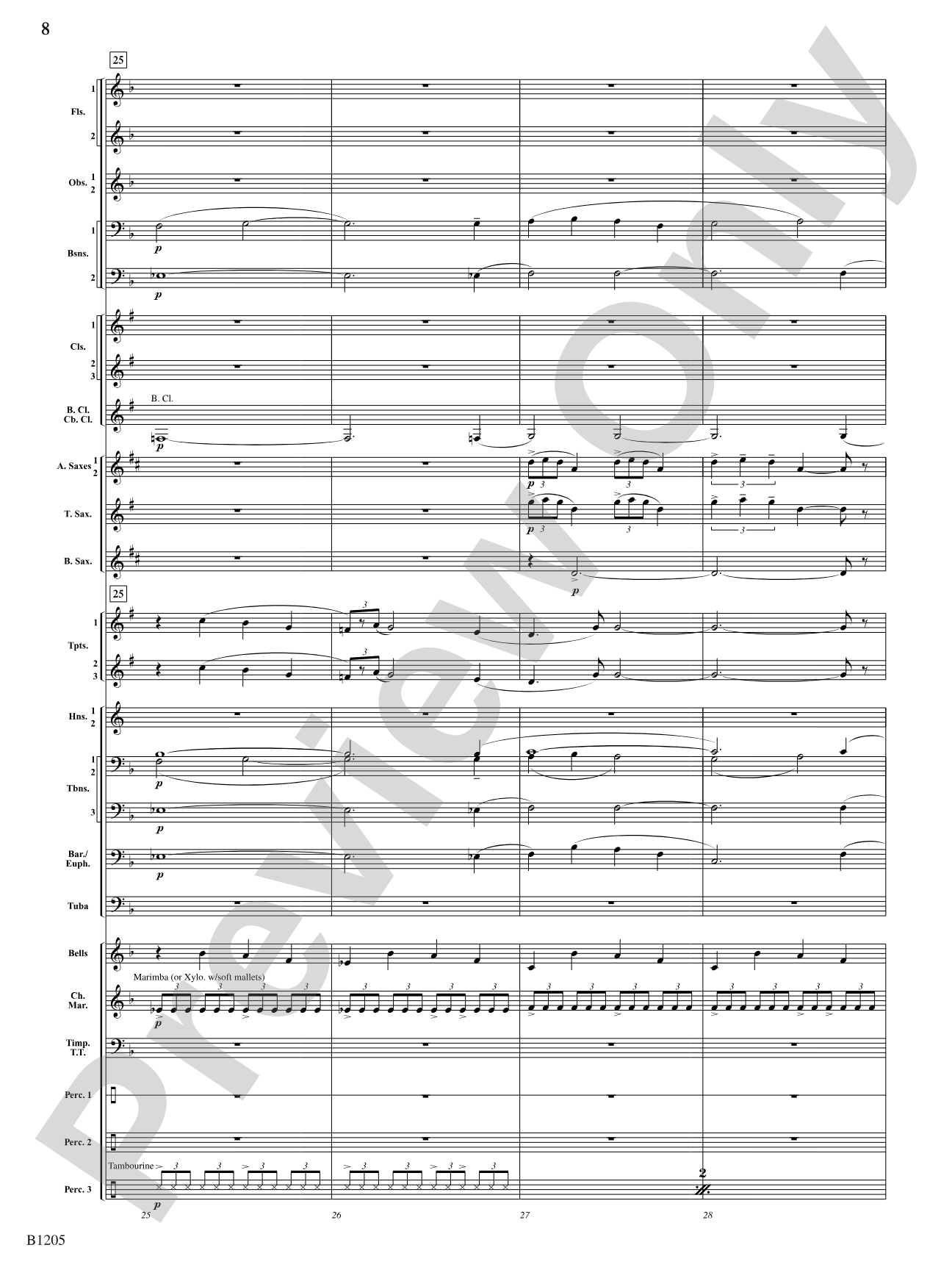 Of Men and the Sea: Concert Band Conductor Score & Parts