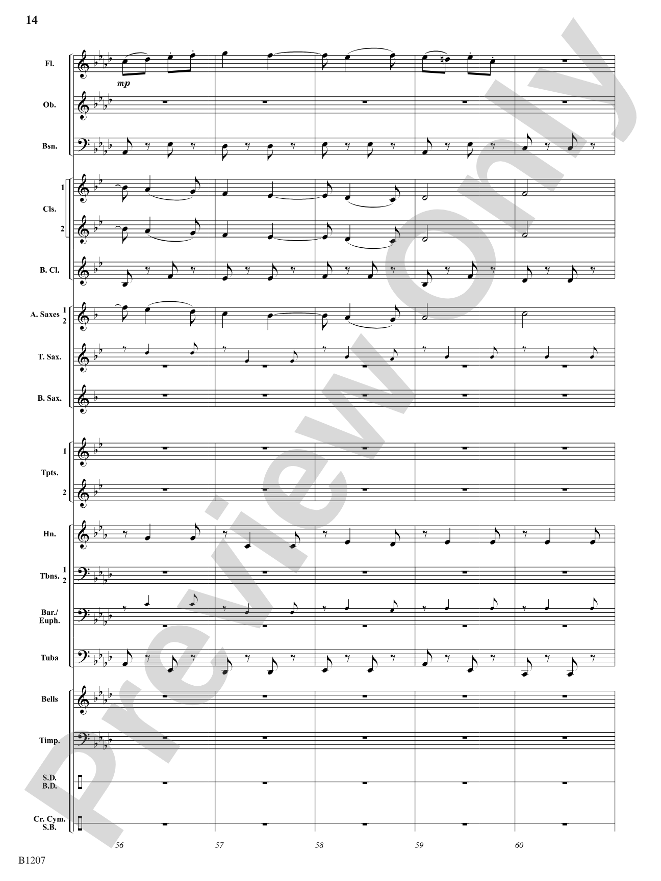 Rapp's Woods Ramble: Concert Band Conductor Score & Parts
