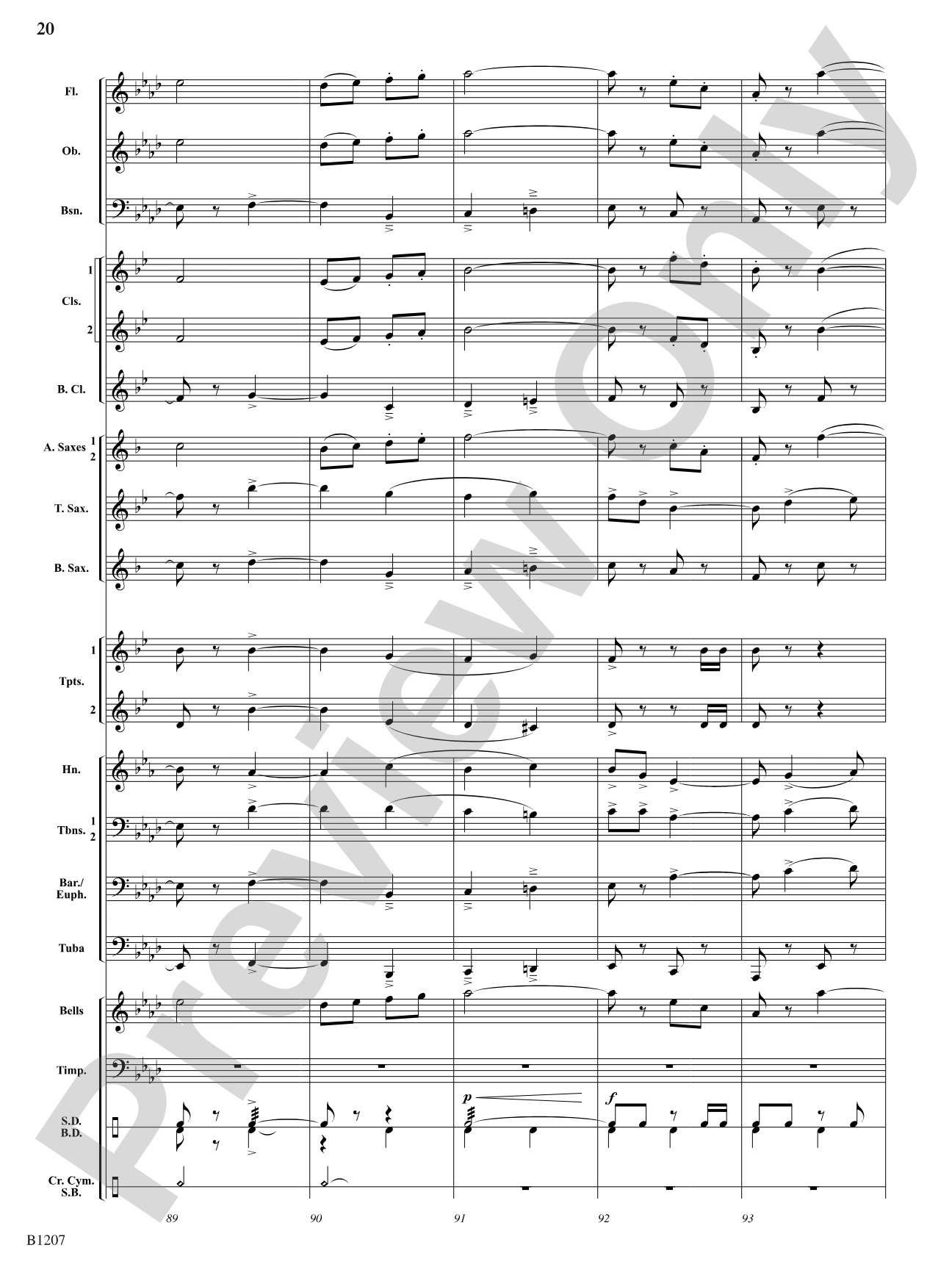 Rapp's Woods Ramble: Concert Band Conductor Score & Parts