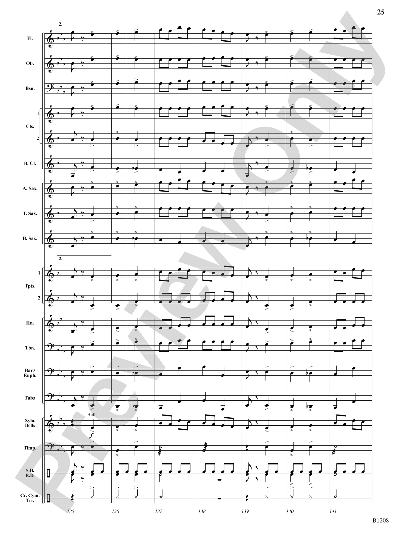 Orpheus Overture: Concert Band Conductor Score & Parts