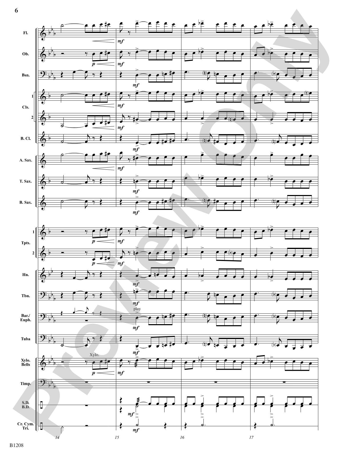 Orpheus Overture: Concert Band Conductor Score & Parts