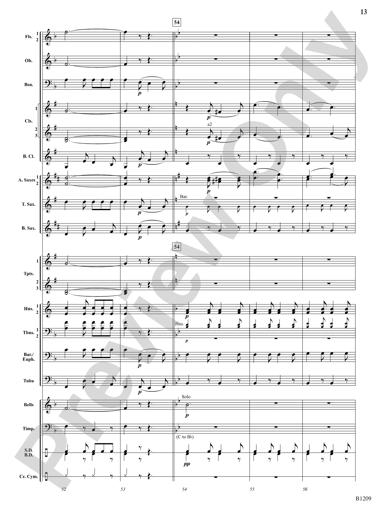 Tenth Regiment March: Concert Band Conductor Score & Parts