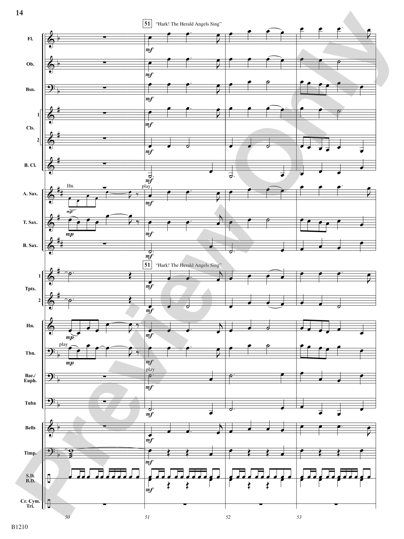 The Angels of Christmas: Concert Band Conductor Score & Parts