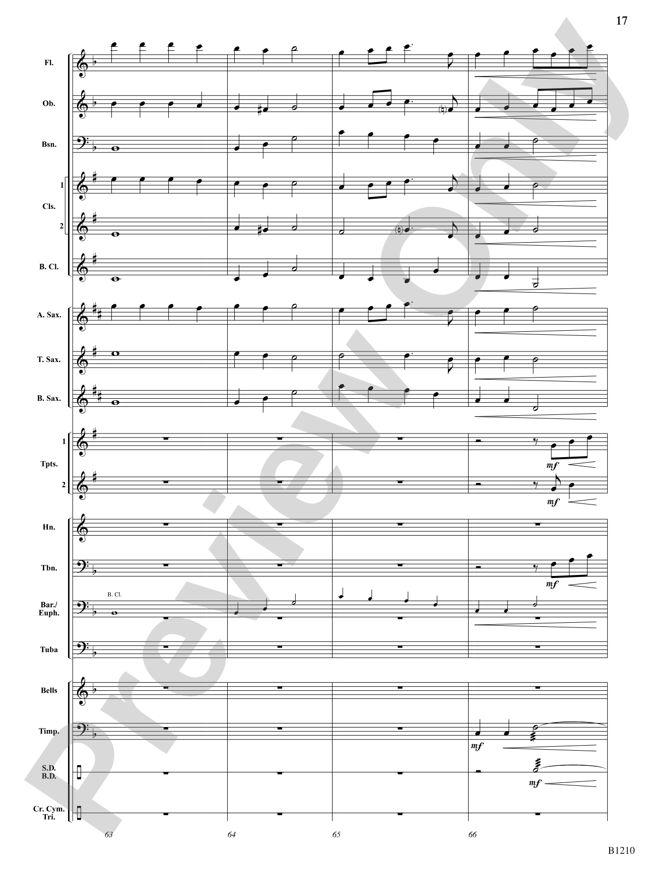 The Angels of Christmas: Concert Band Conductor Score & Parts