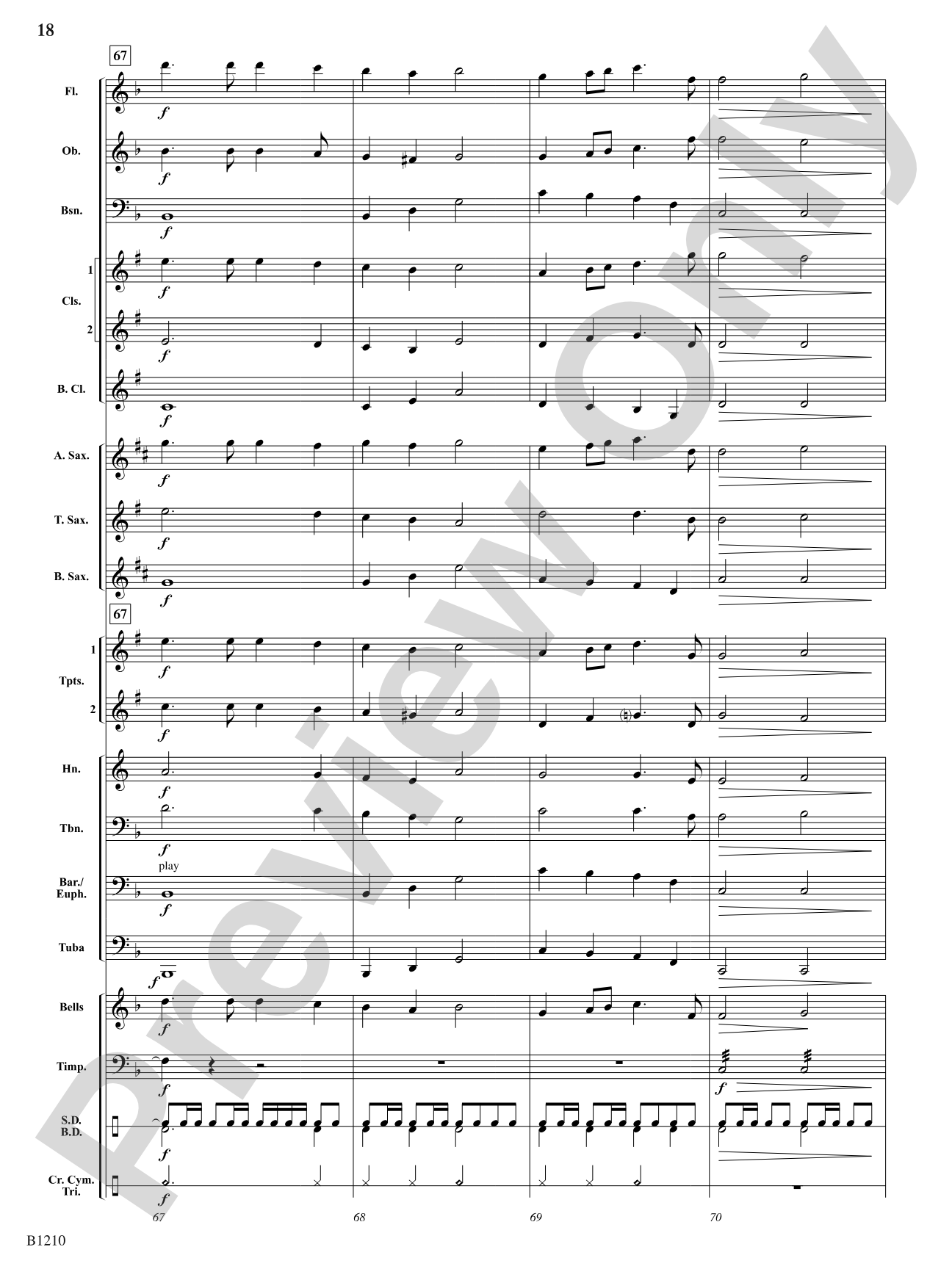 The Angels of Christmas: Concert Band Conductor Score & Parts