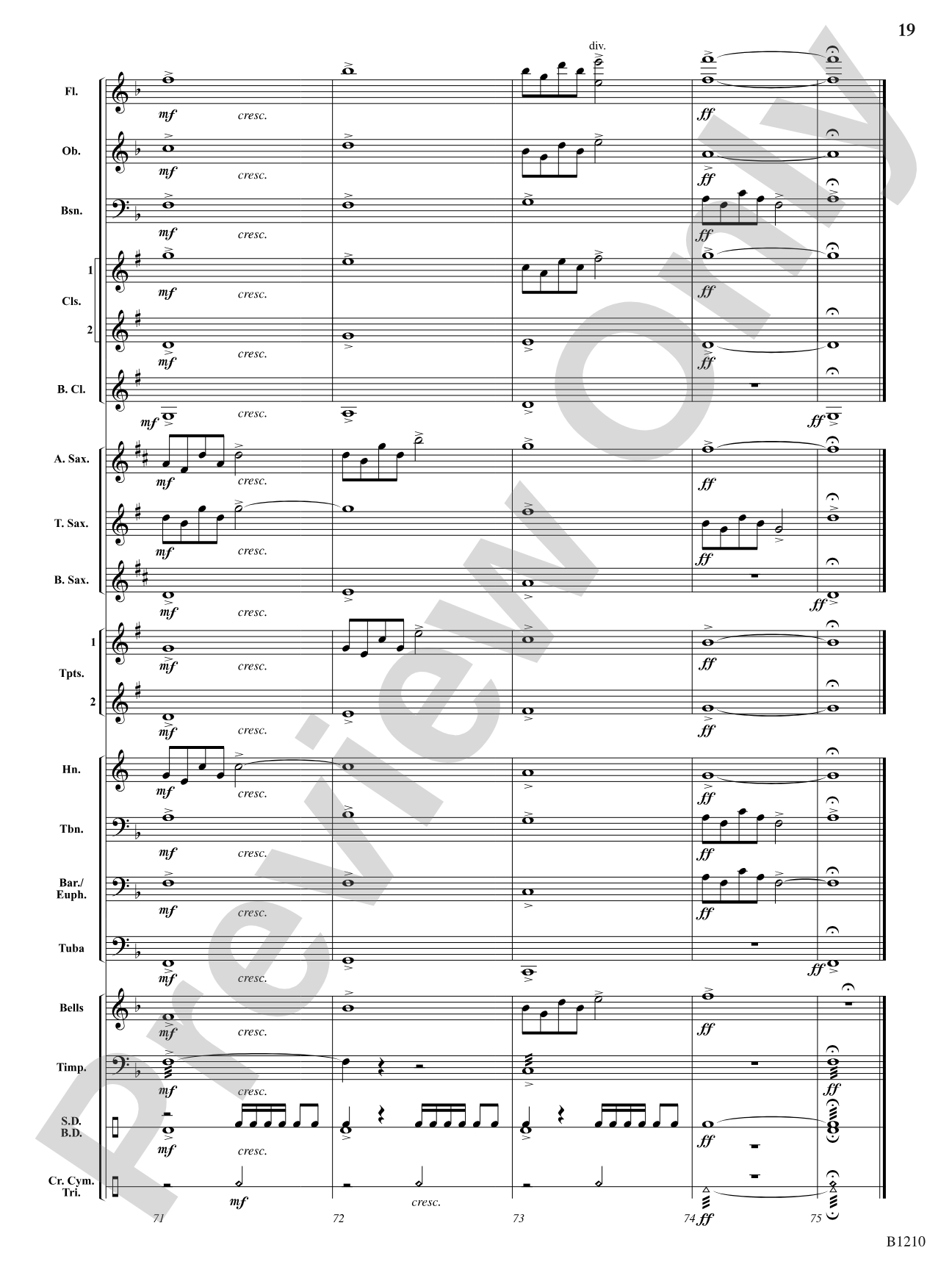 The Angels of Christmas: Concert Band Conductor Score & Parts